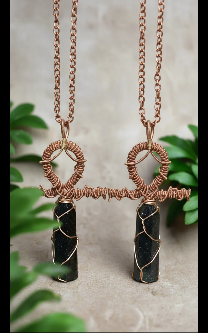 iamevibez 2 Custom Twin Flame Ankh Set š„