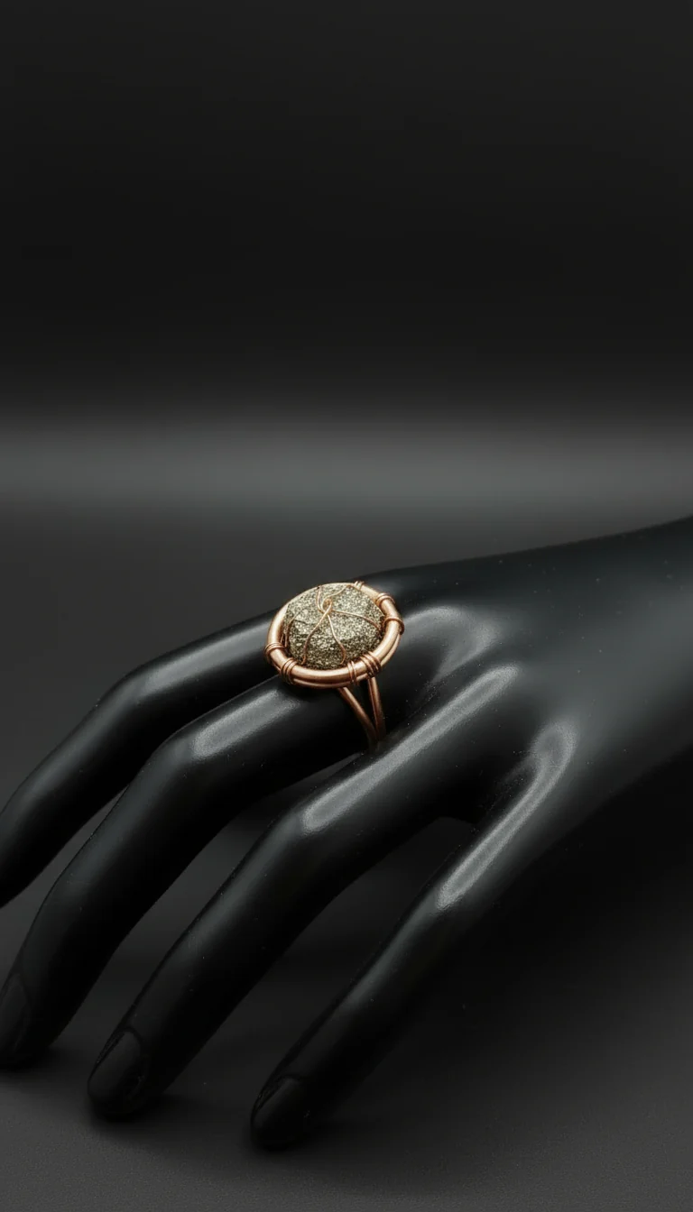 Custom Pyrite powerful Bracelet and Ring - Image 2