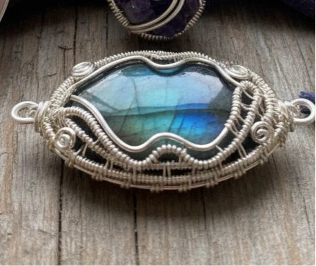Custom Silver Non Tarnishing Agate Necklace - Image 6