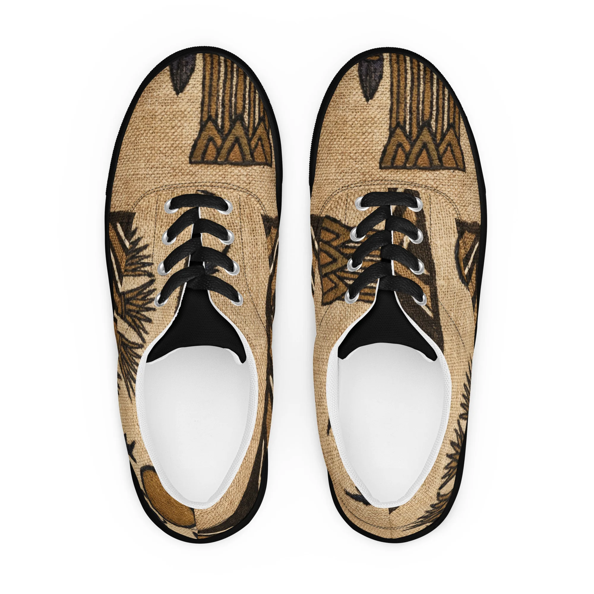 Men’s lace-up canvas shoes