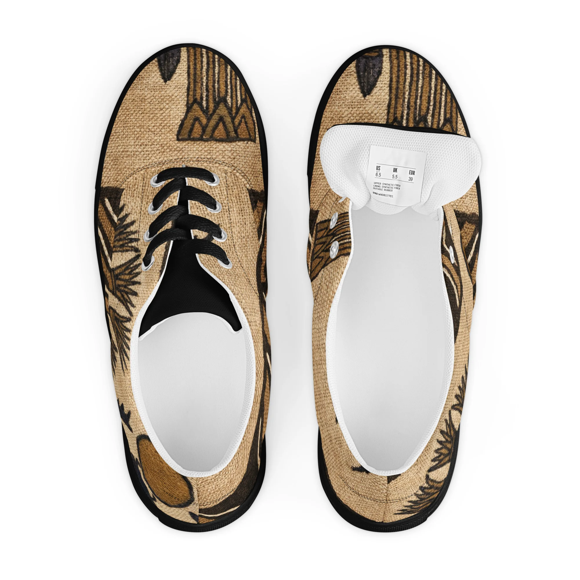 Men’s lace-up canvas shoes - Image 4