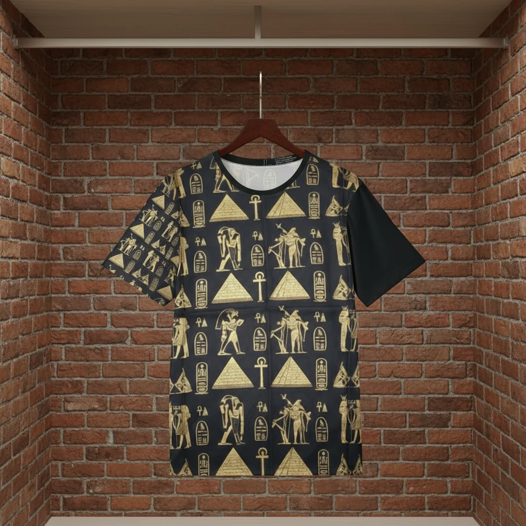 Men's overall Print Ancient Egyptian Designs