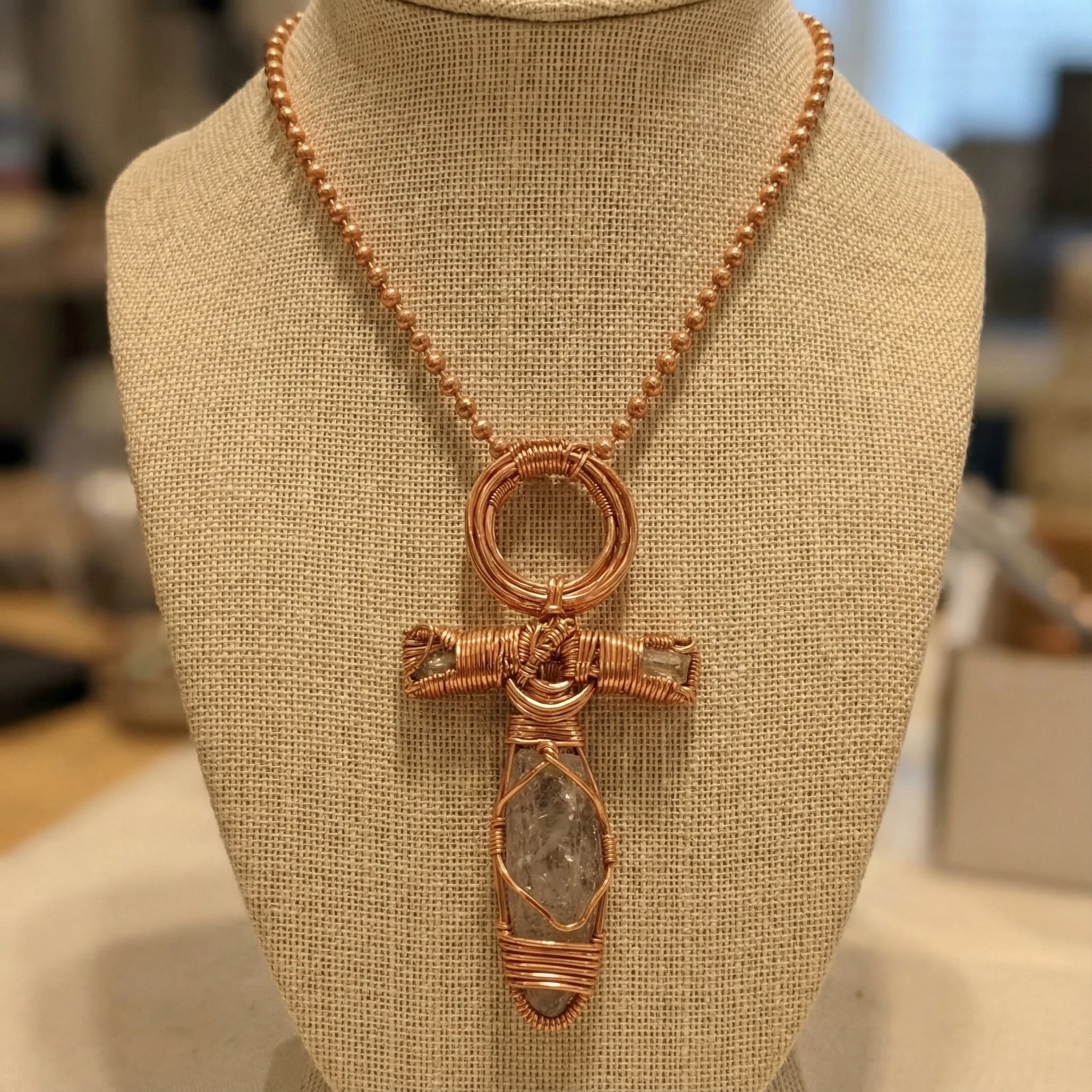 Copper Ankh Necklace - Image 2