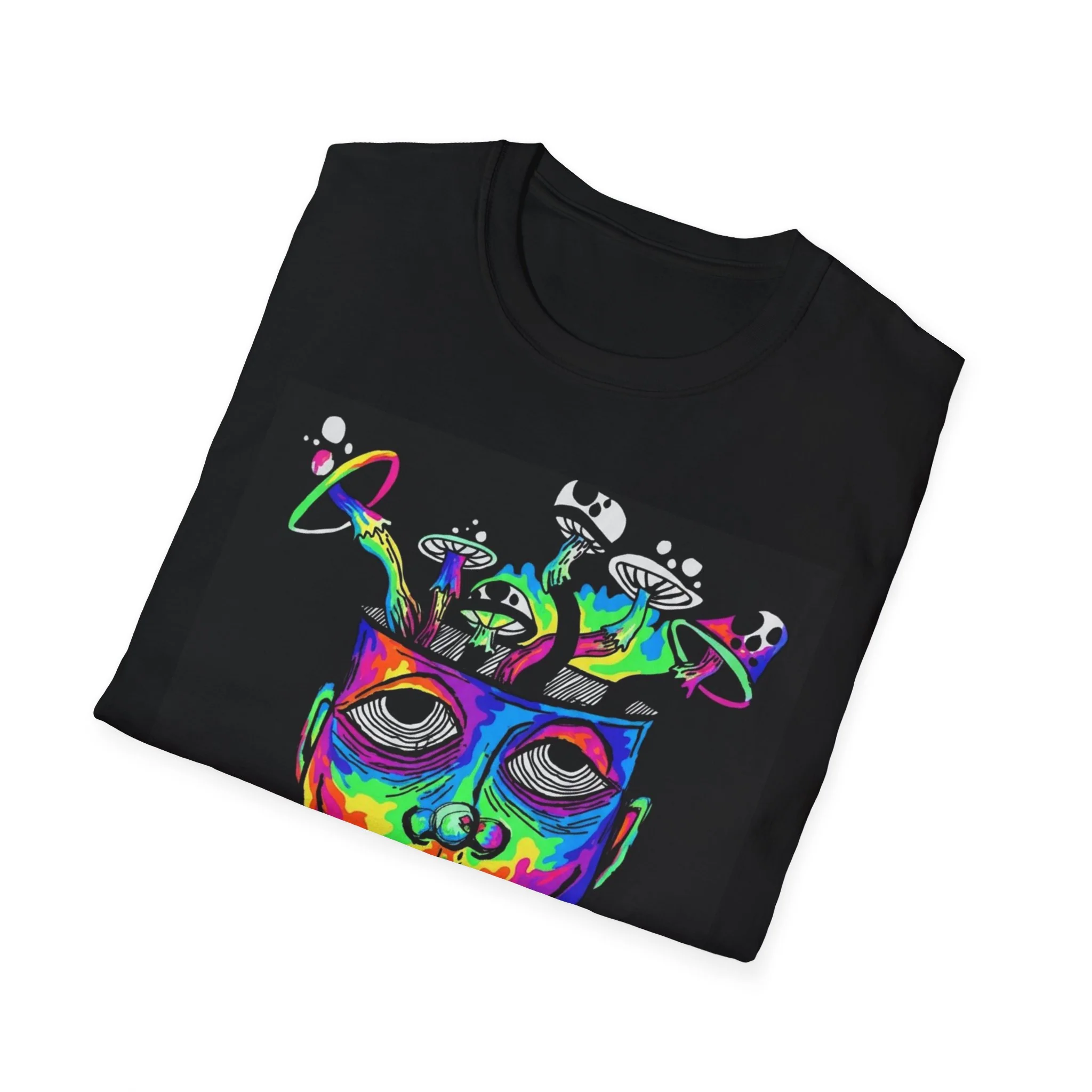 Psychedelic Portrait T-Shirt trippy world - Image 21
