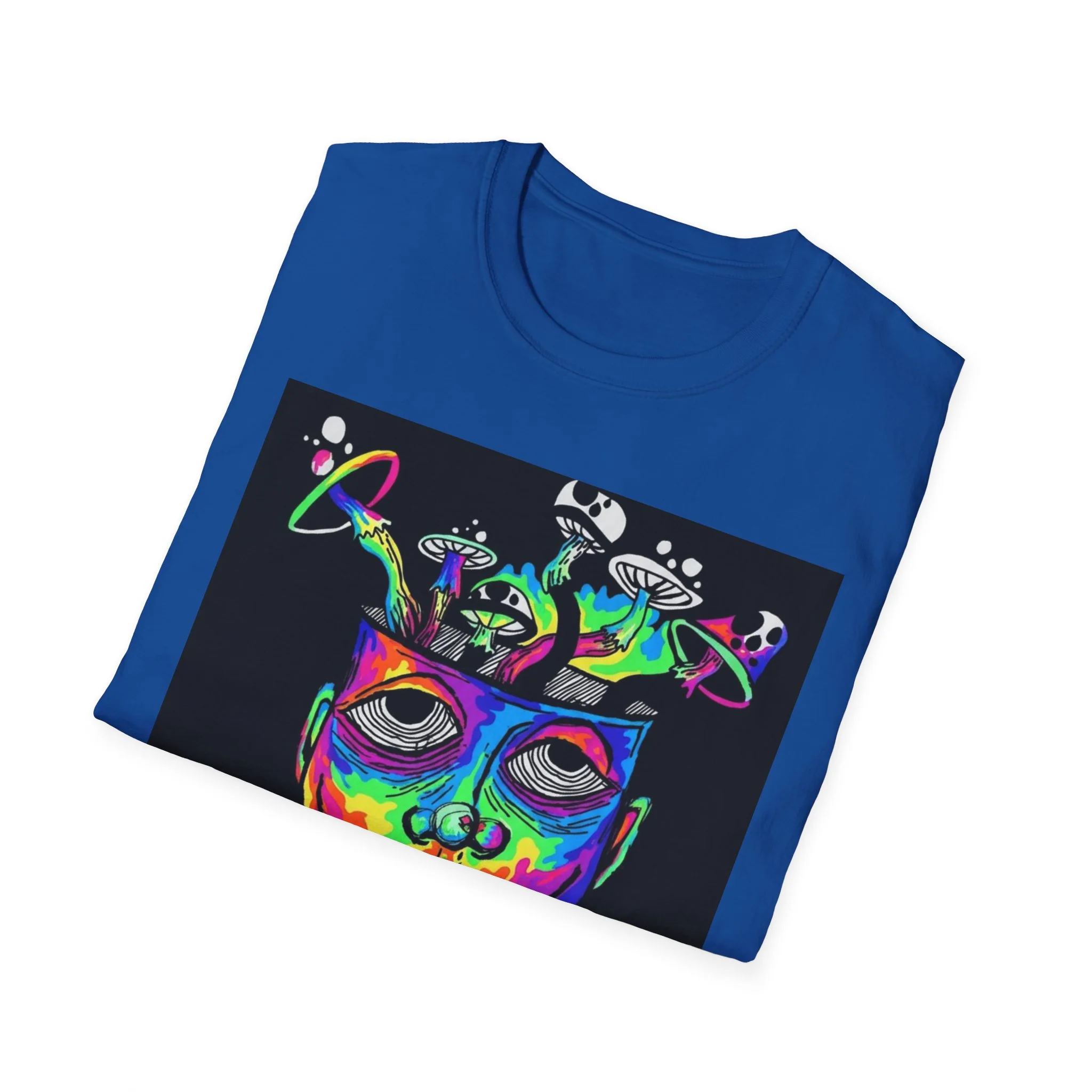 Psychedelic Portrait T-Shirt trippy world - Image 39