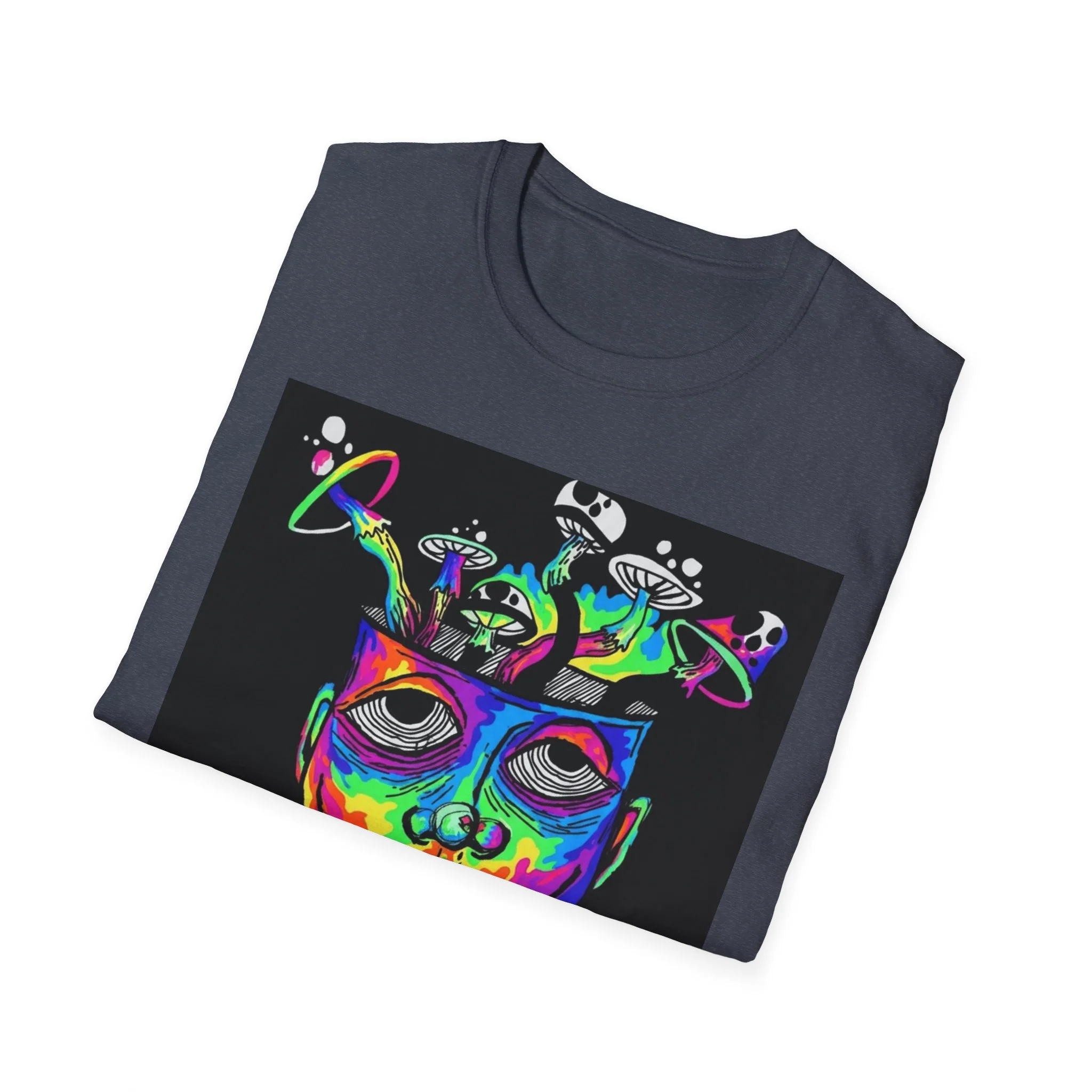 Psychedelic Portrait T-Shirt trippy world - Image 45