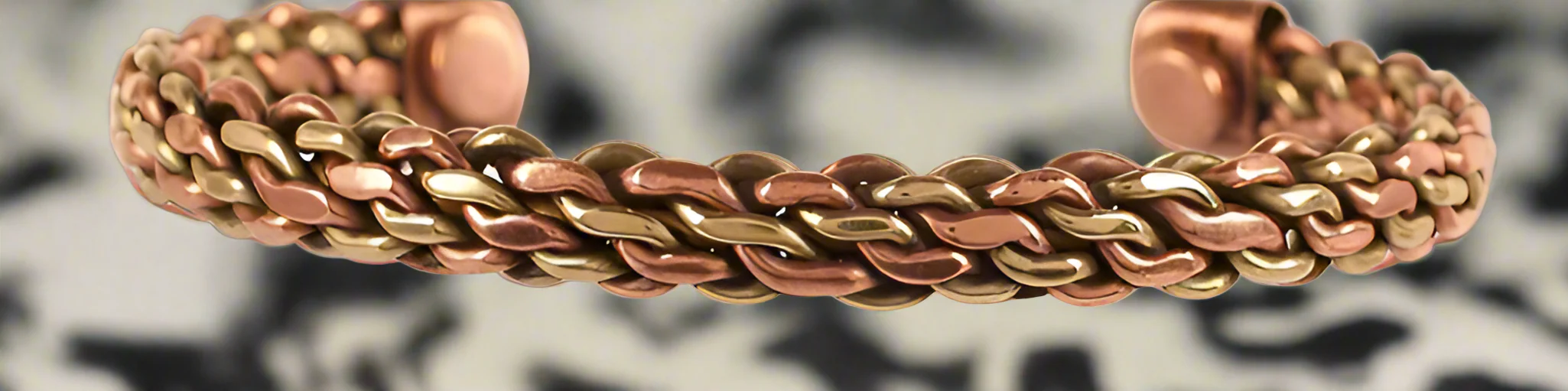 pure Copper Magnetic Cuff Bracelet - Image 2