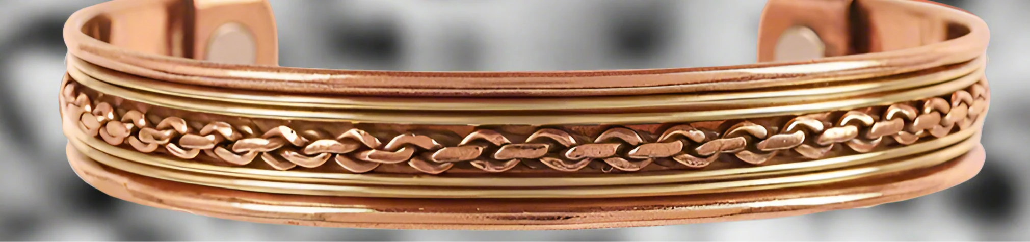 pure Copper Magnetic Cuff Bracelet - Image 5