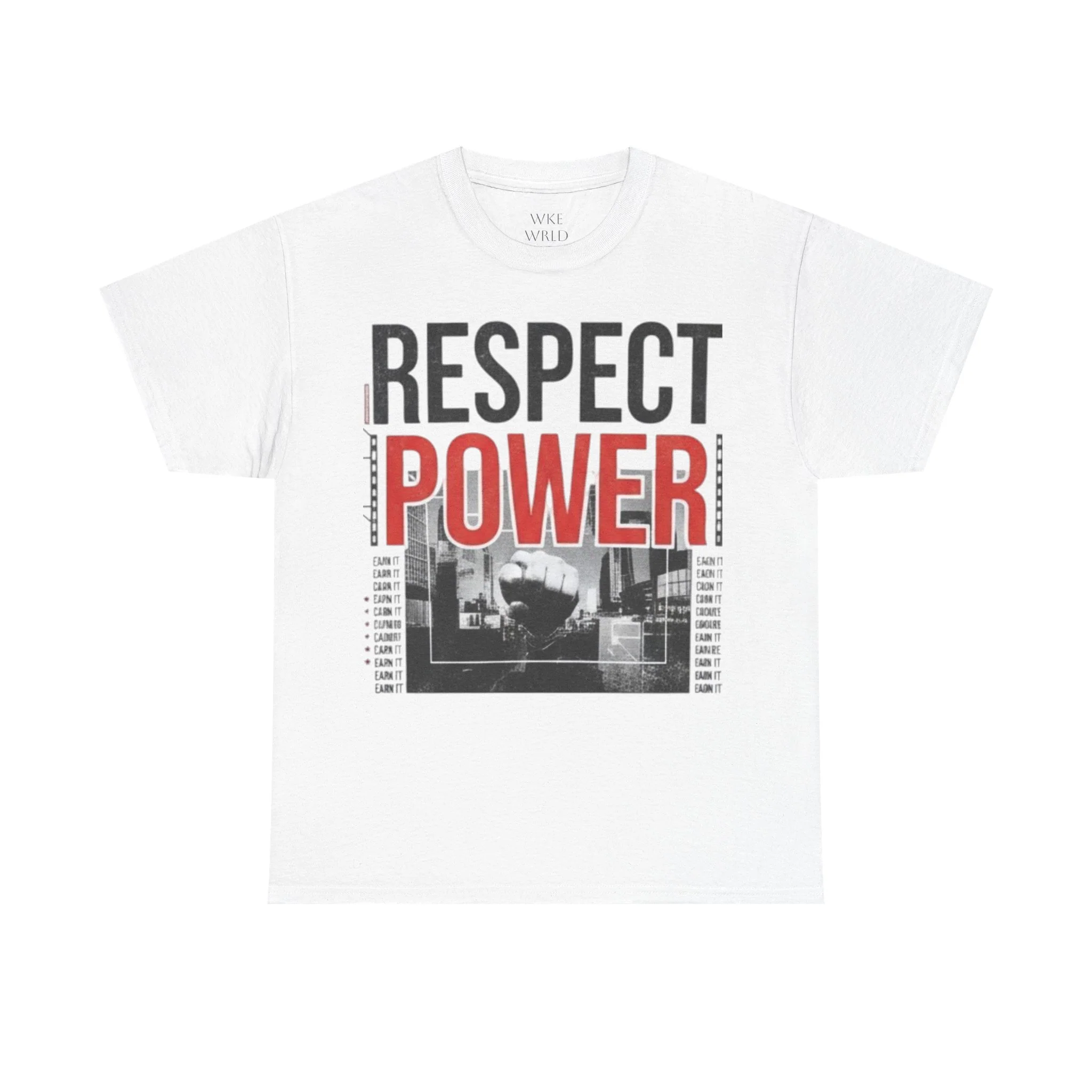 Respect Power Unisex Heavy Cotton Tee - Image 2