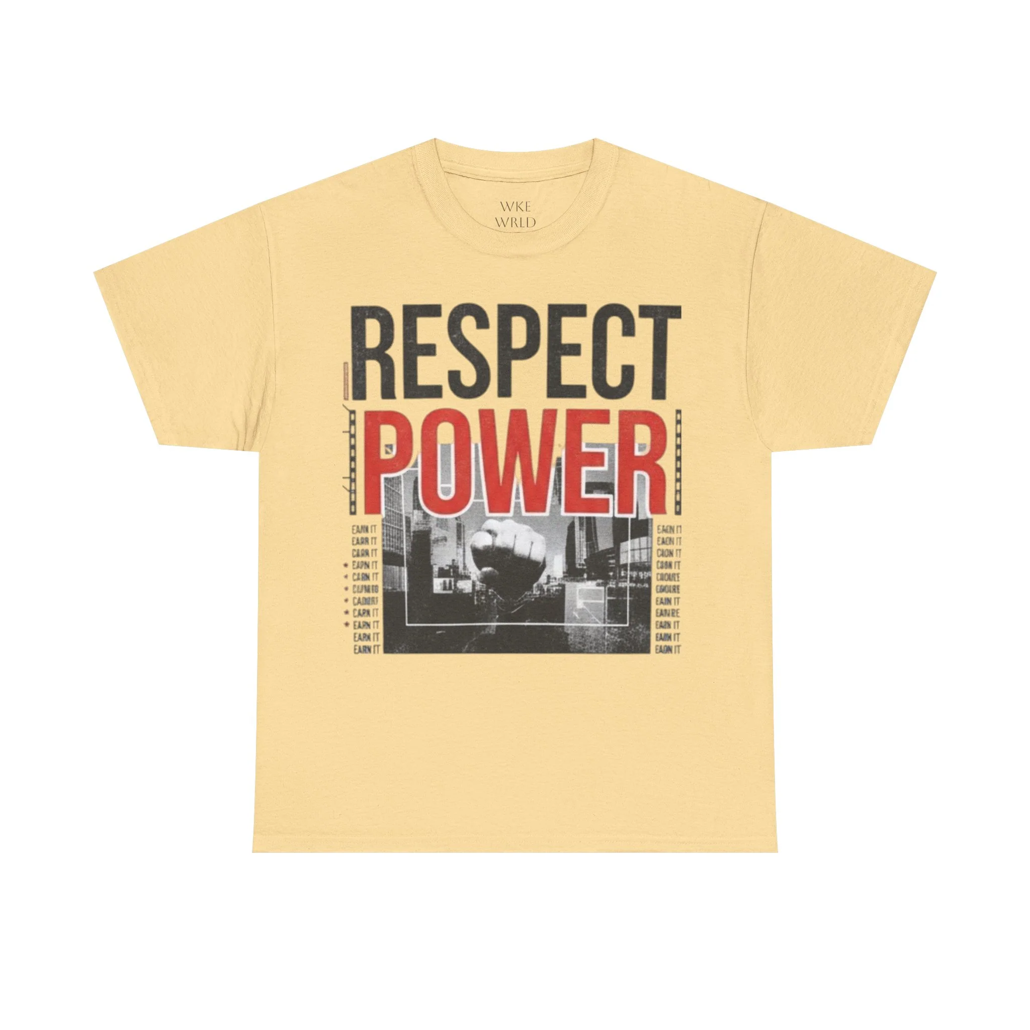 Respect Power Unisex Heavy Cotton Tee - Image 4