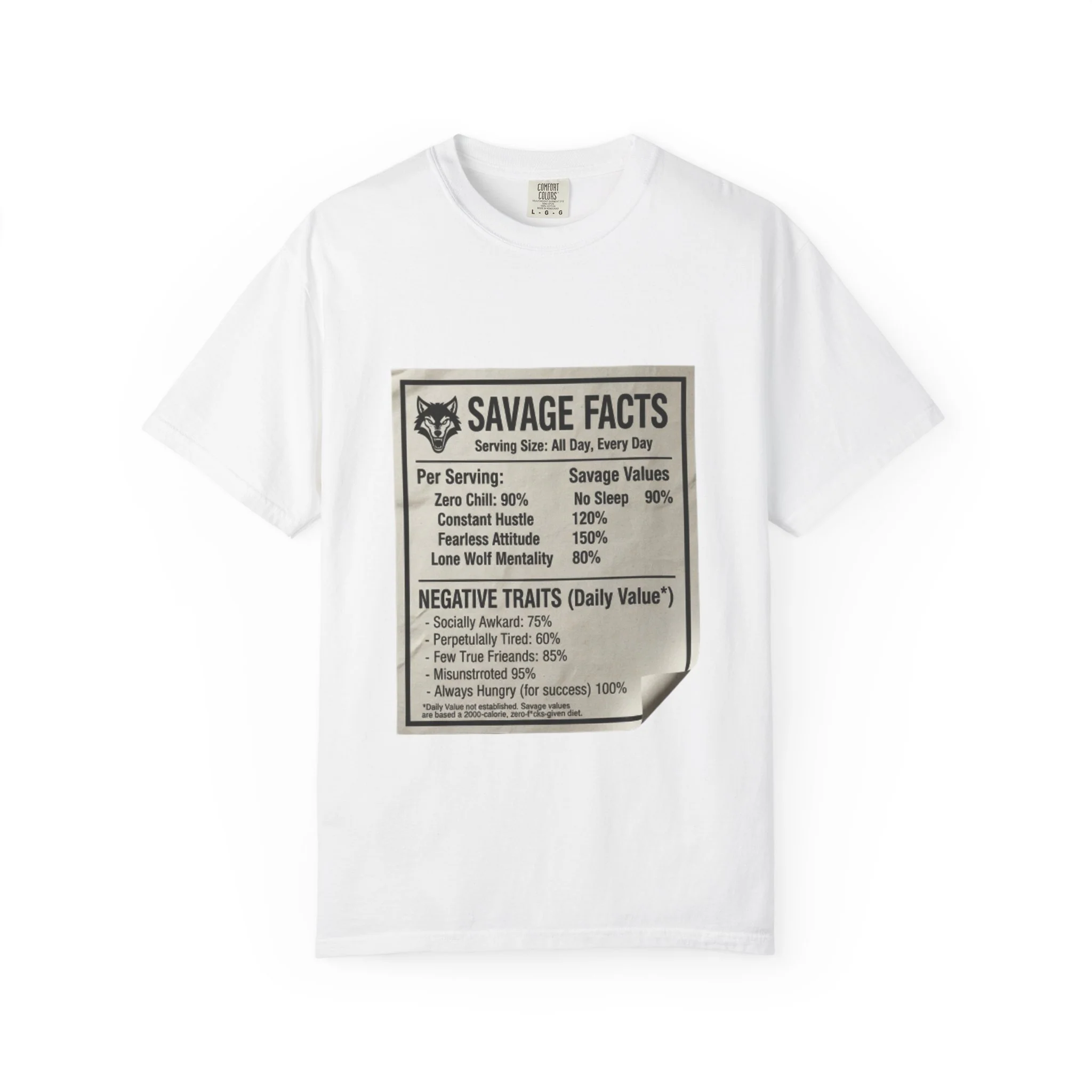 Savage Facts Unisex T-Shirt – Fun Graphic Tee for Casual Wear - Image 2