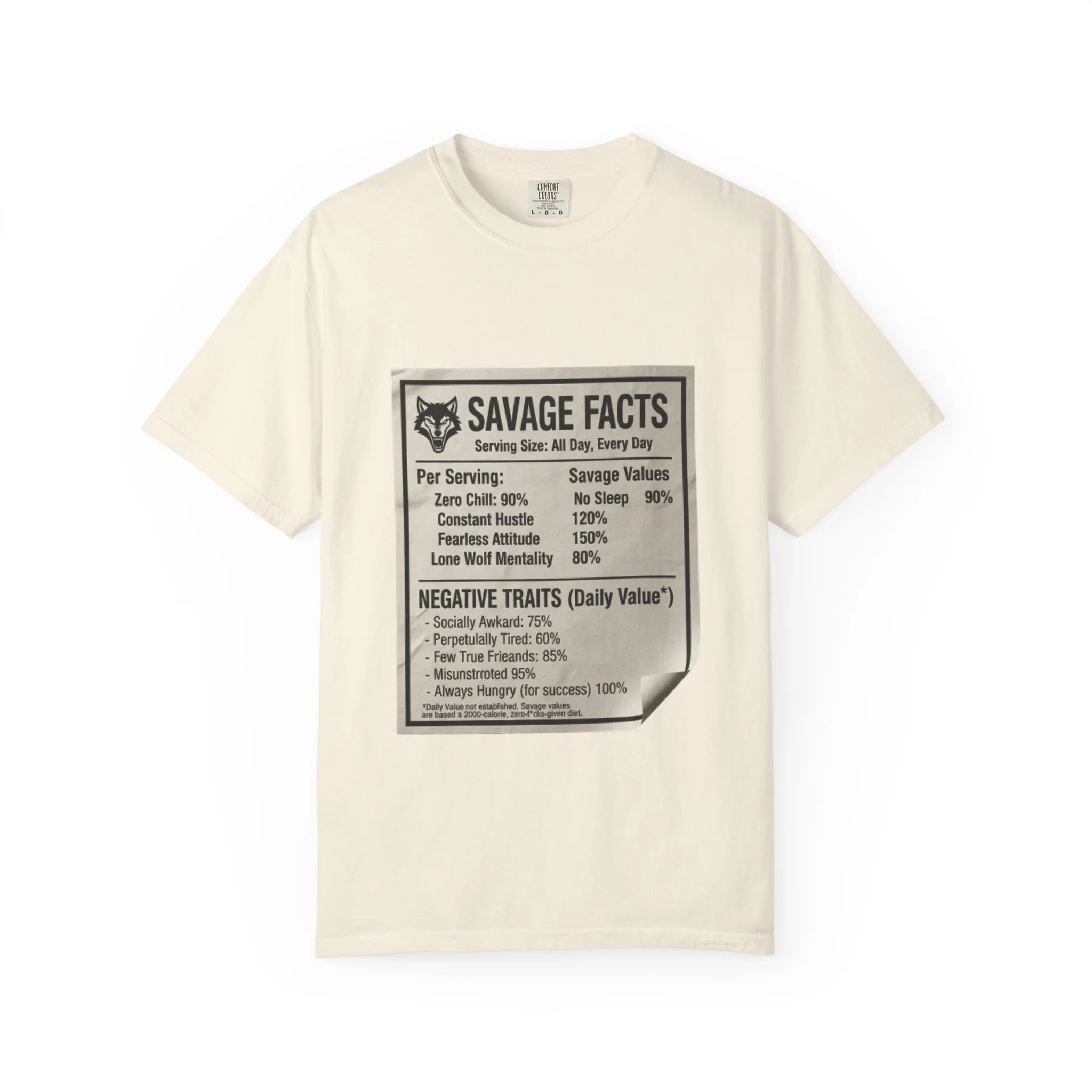 Savage Facts Unisex T-Shirt – Fun Graphic Tee for Casual Wear - Image 3