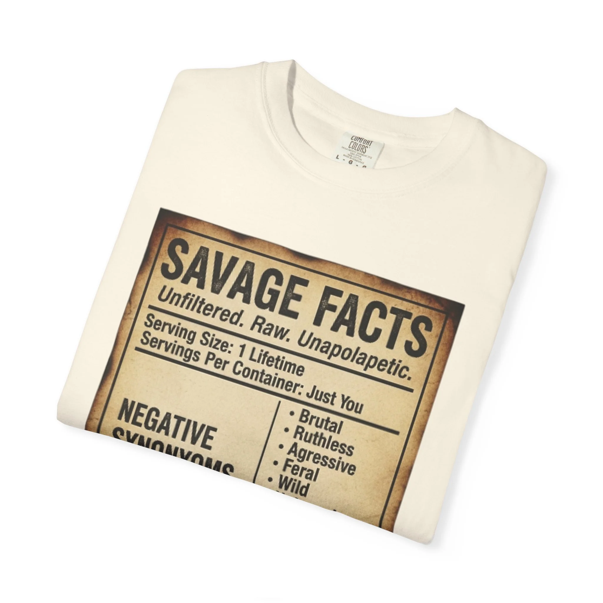 Savage Facts Unisex T-Shirt - Unfiltered & Raw Graphic Tee - Image 12