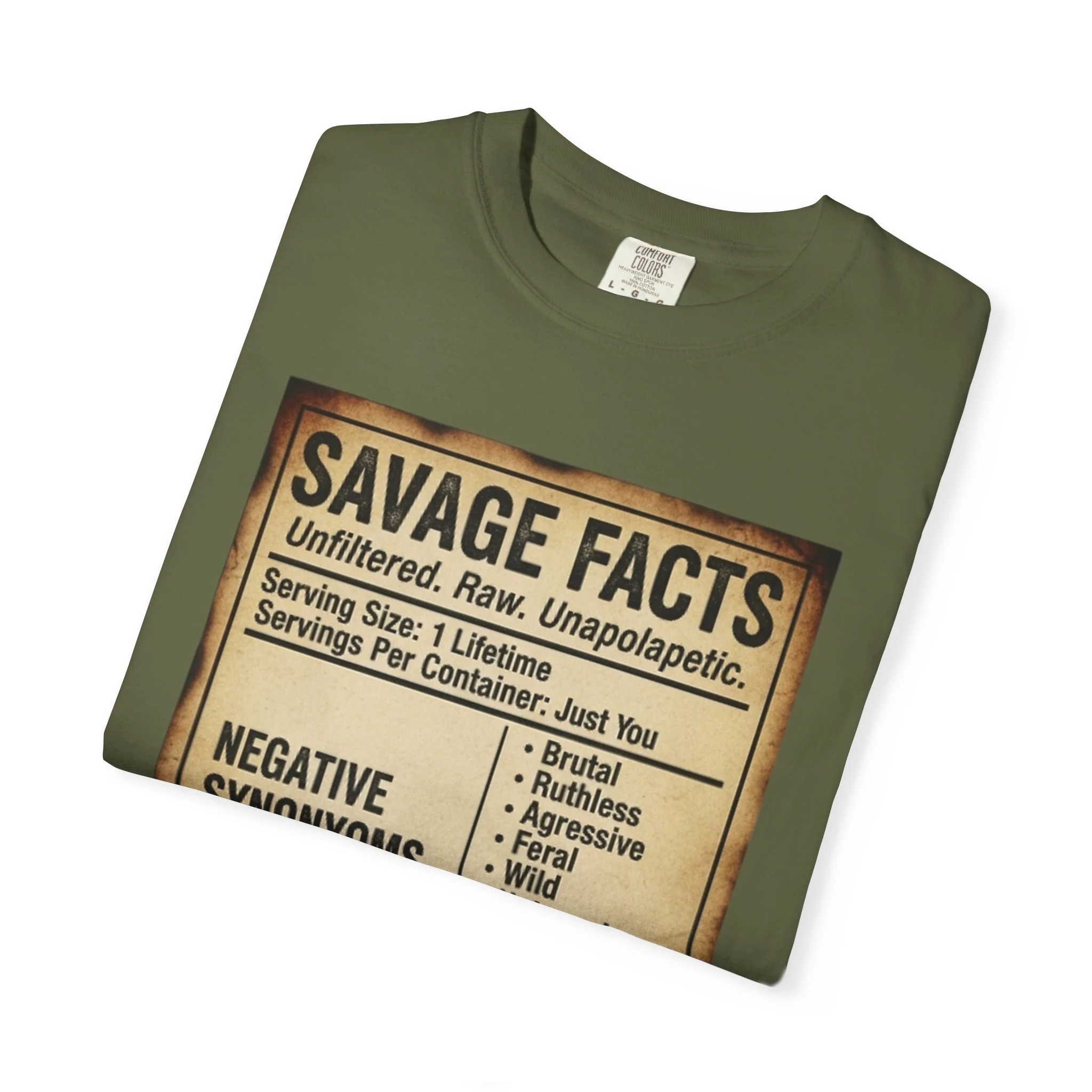 Savage Facts Unisex T-Shirt - Unfiltered & Raw Graphic Tee - Image 8