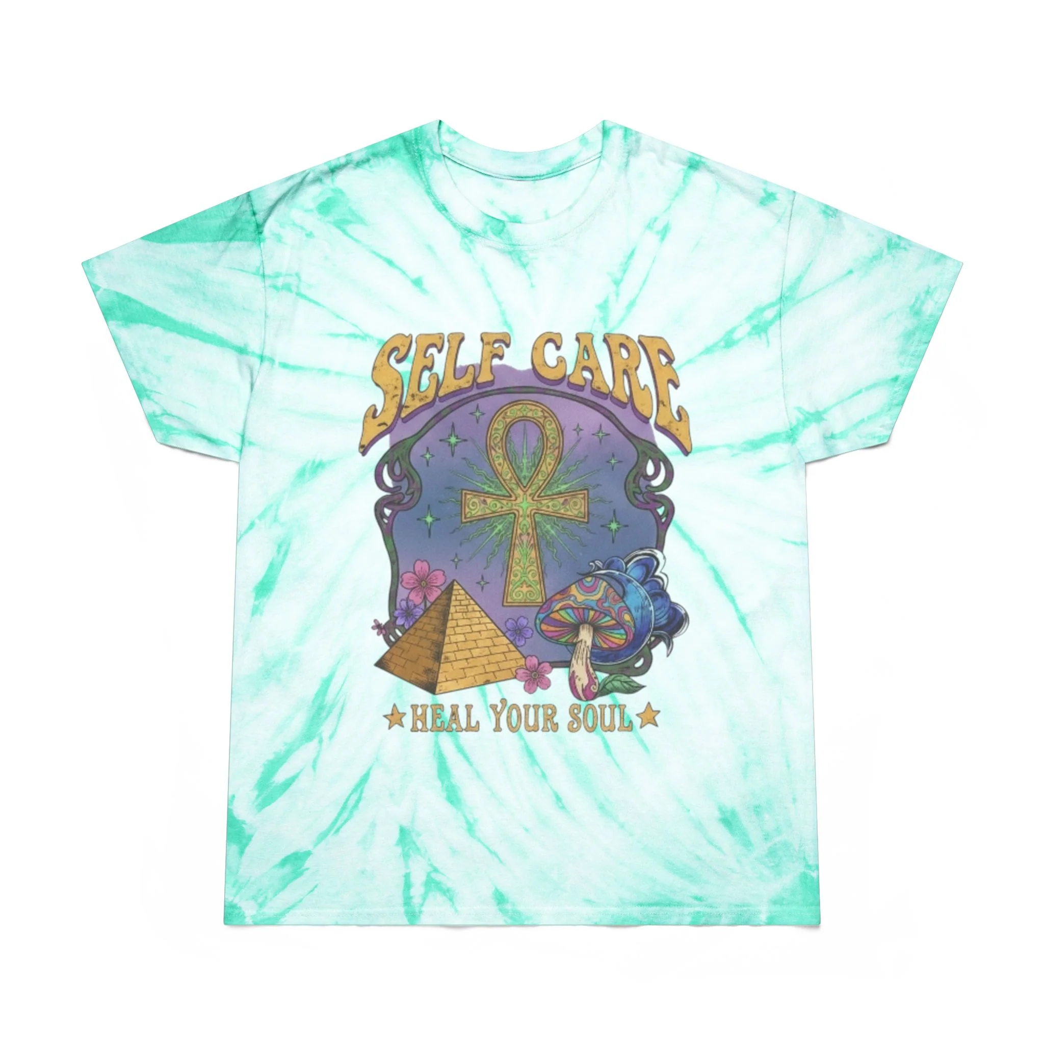 Self Care Tie-Dye Tee - Heal Your Soul - Image 2