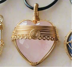 Iamevibez  Gold plated non-tarnishing wire wrapped necklace - Image 4