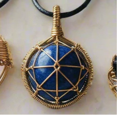 Iamevibez  Gold plated non-tarnishing wire wrapped necklace - Image 5