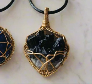 Iamevibez  Gold plated non-tarnishing wire wrapped necklace - Image 6