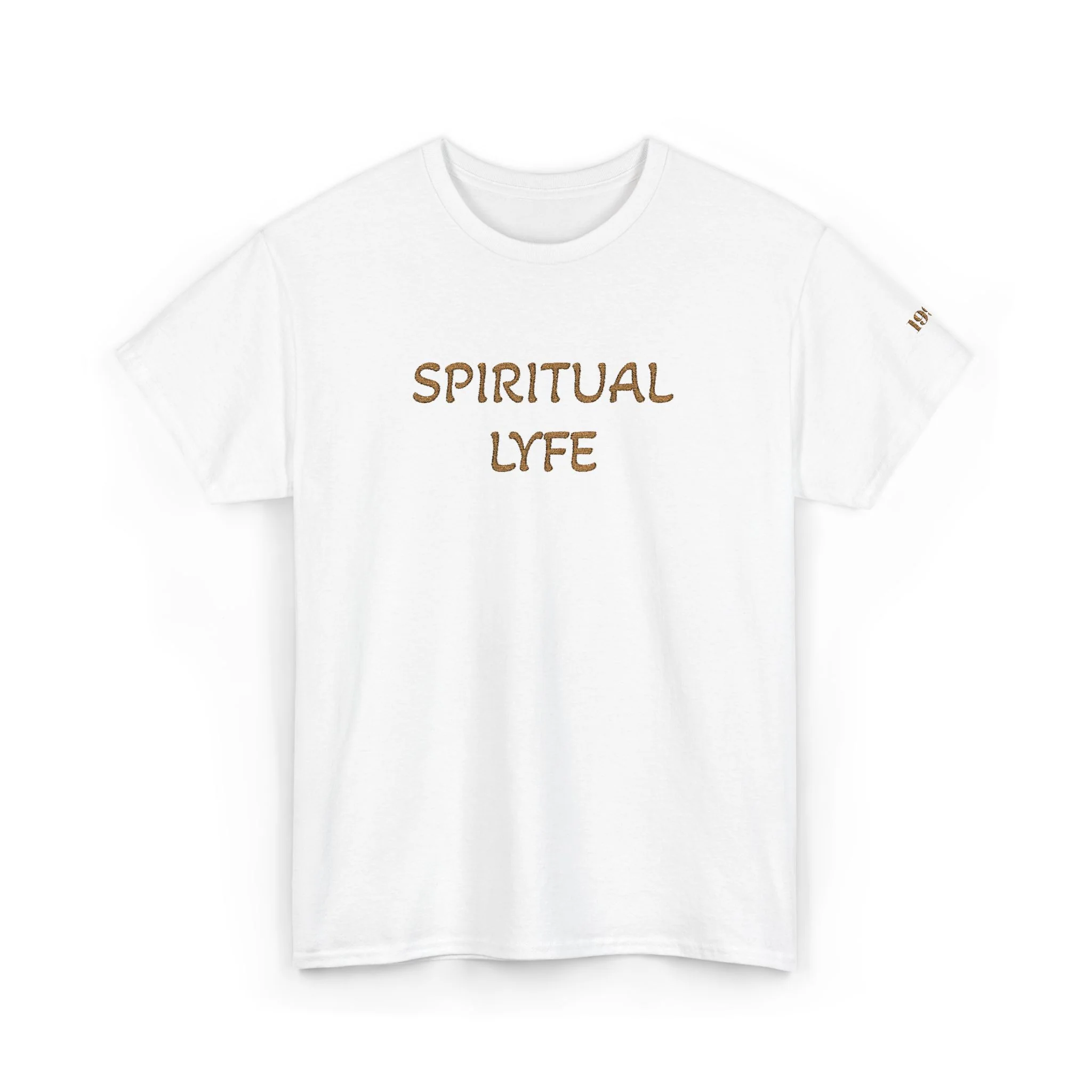 WKE WRLD Spiritual Life Unisex Heavy Cotton Embroidered T Shirt - Image 4