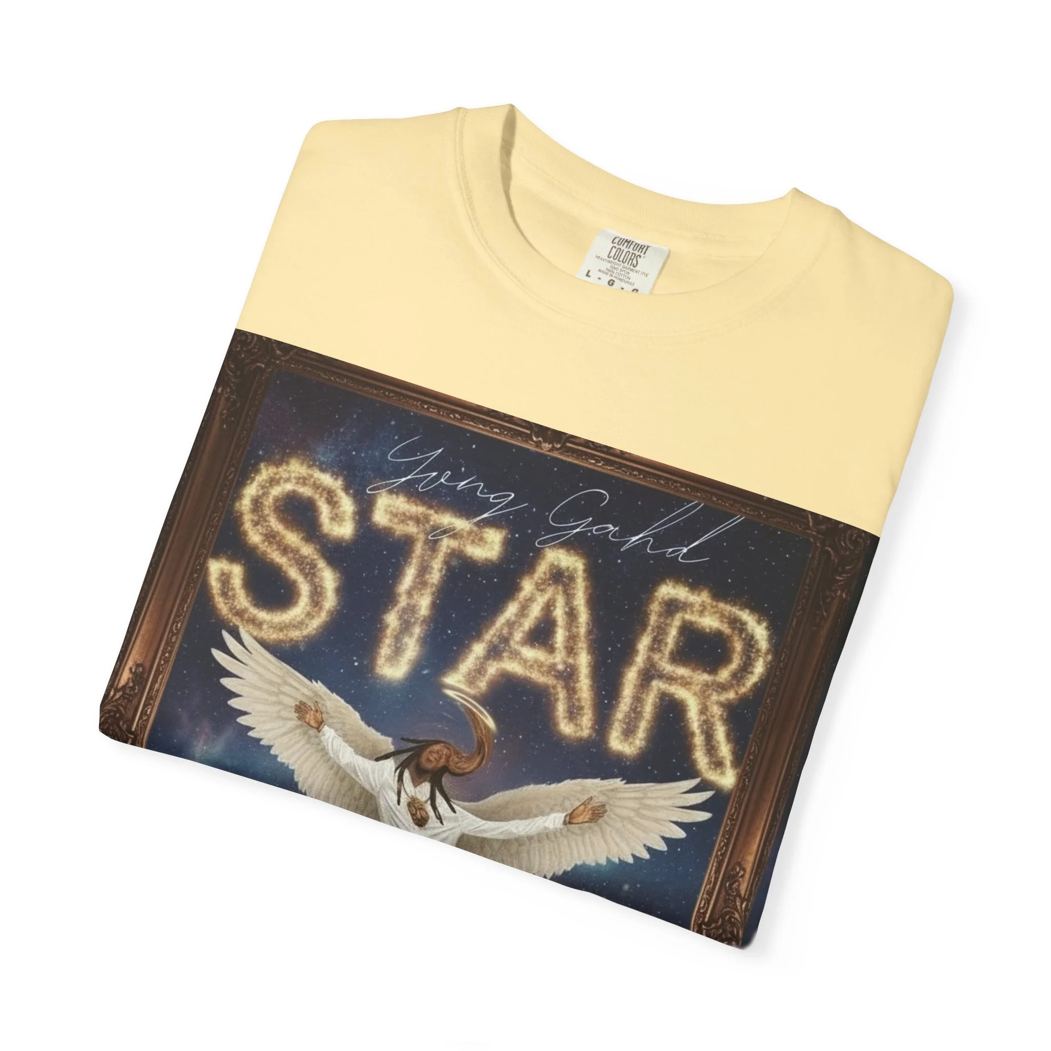Star Angel Graphic T-Shirt — 'Star' Illustration Tee - Image 14