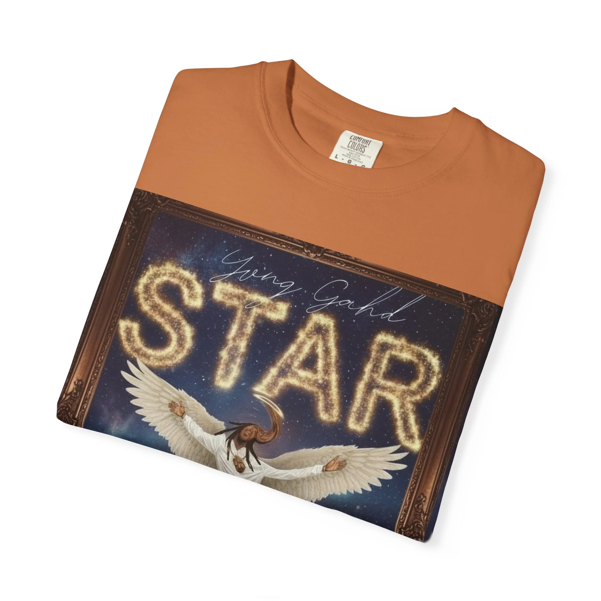 Star Angel Graphic T-Shirt — 'Star' Illustration Tee - Image 16