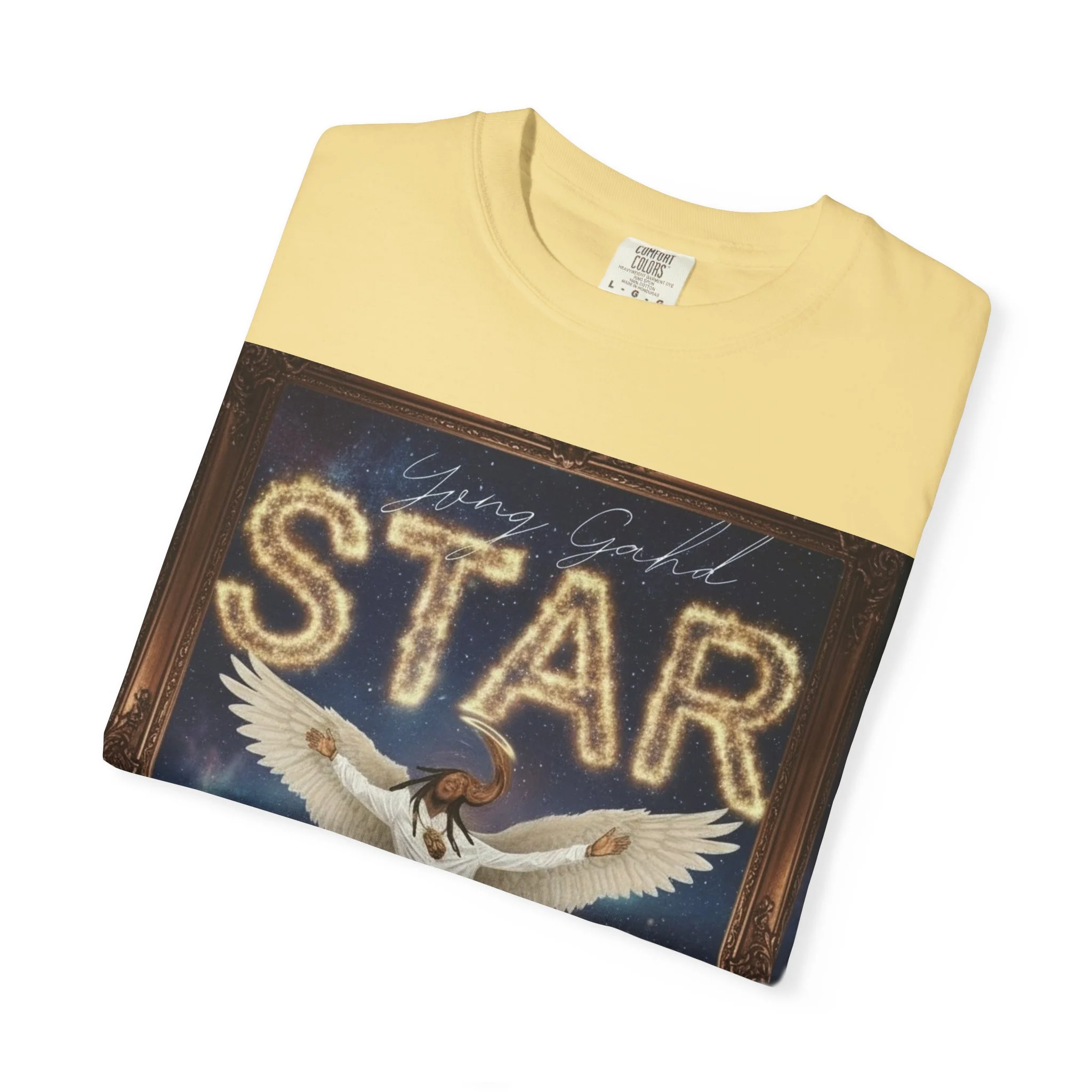 Star Angel Graphic T-Shirt — 'Star' Illustration Tee - Image 18