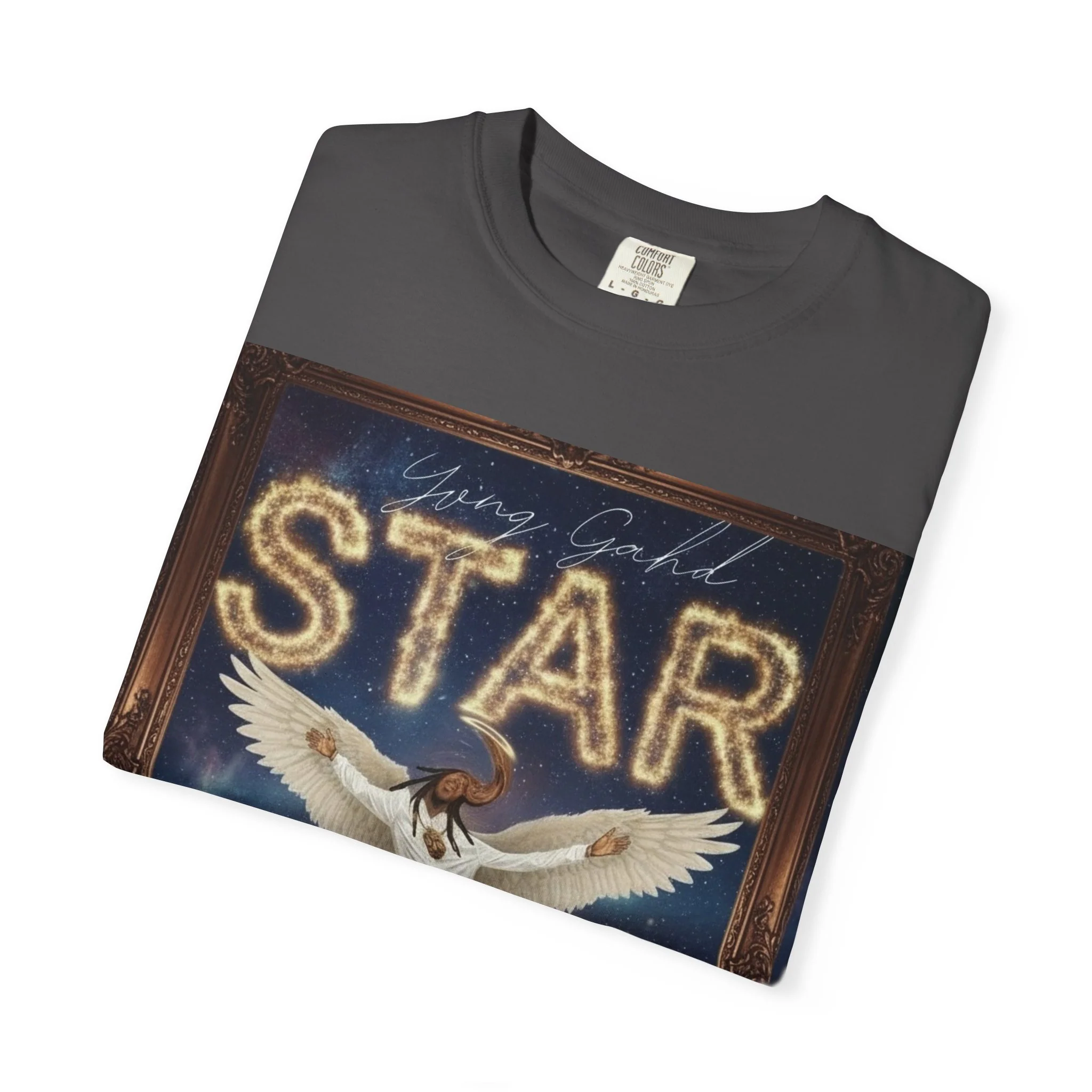 Star Angel Graphic T-Shirt — 'Star' Illustration Tee - Image 20