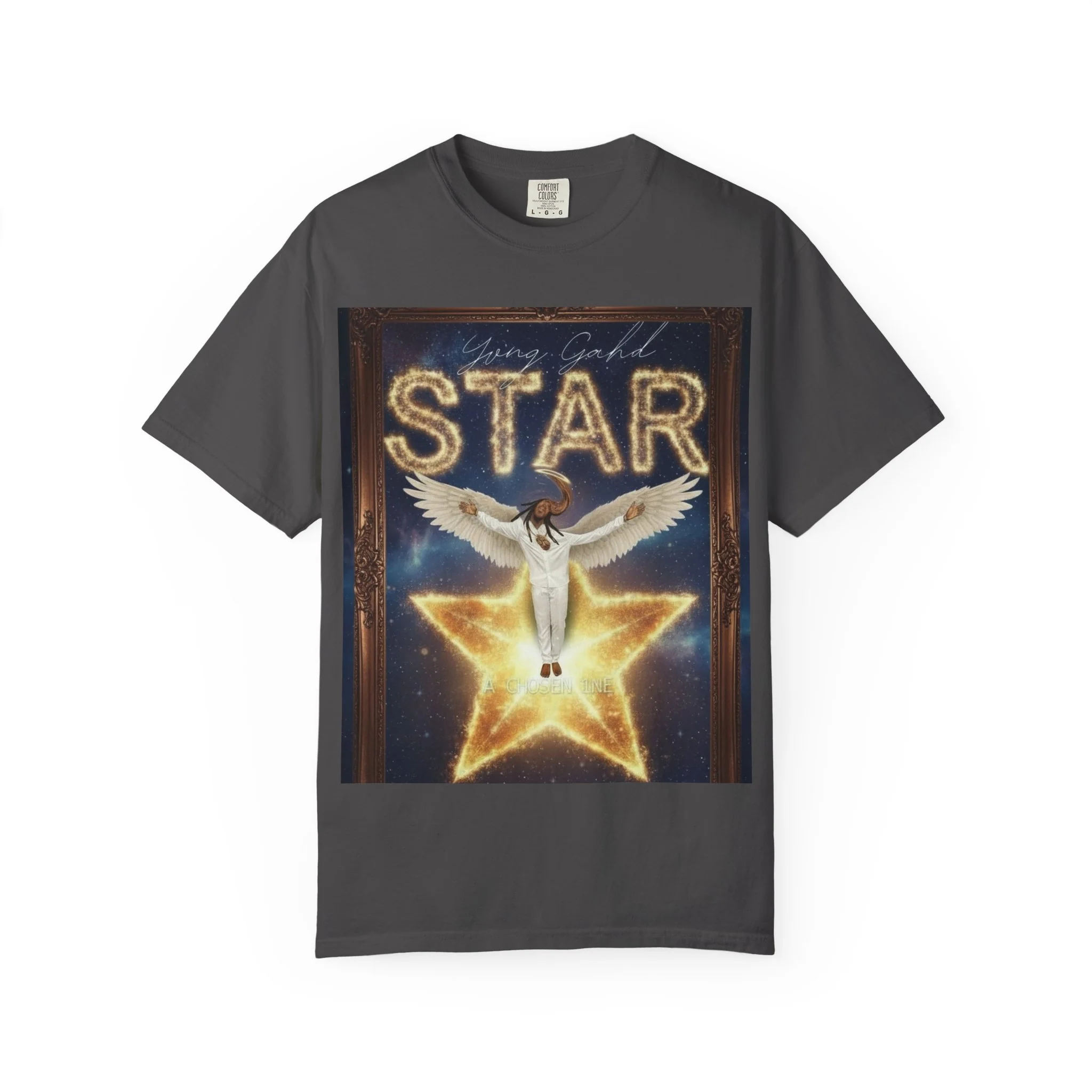 Star Angel Graphic T-Shirt — 'Star' Illustration Tee - Image 6