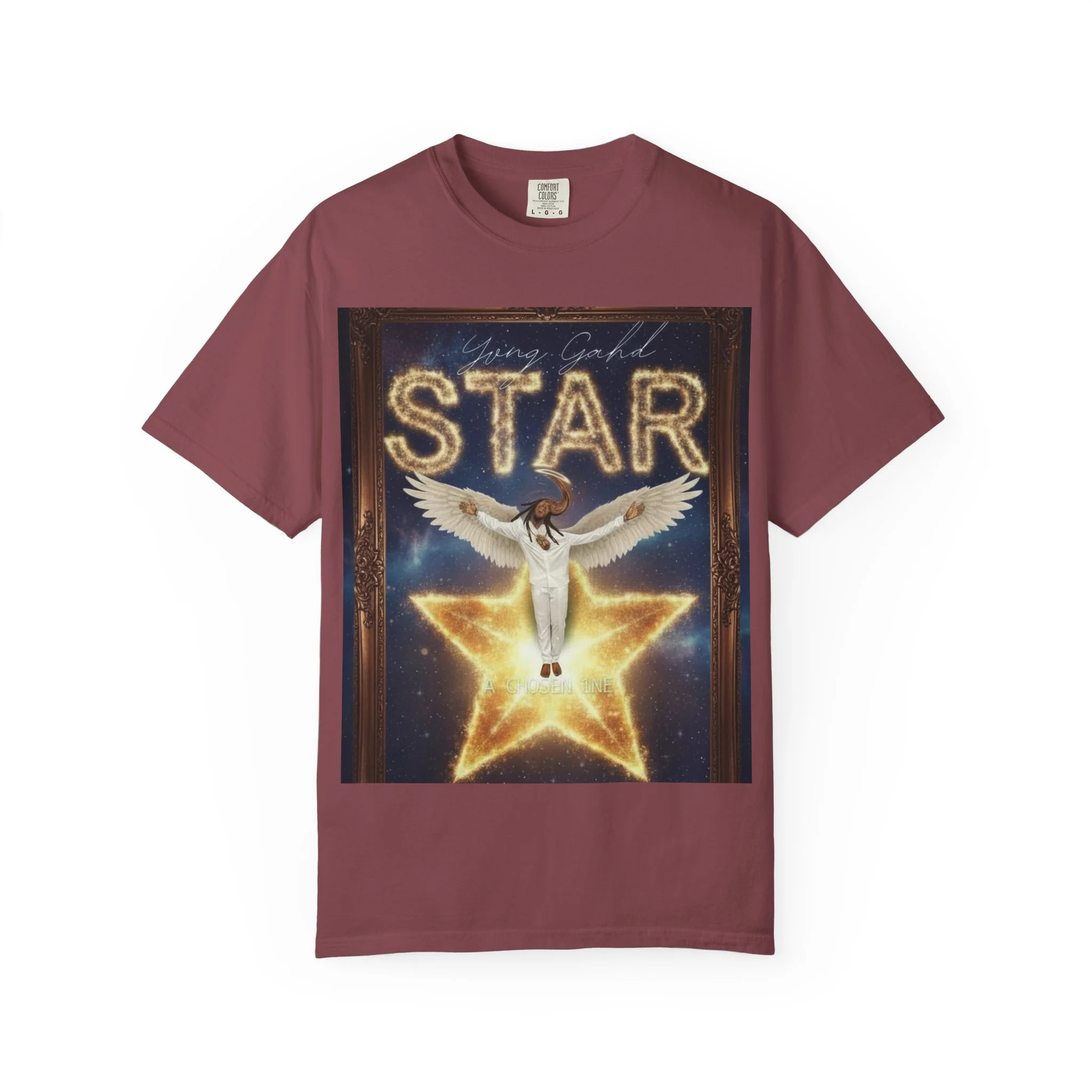 Star Angel Graphic T-Shirt — 'Star' Illustration Tee - Image 8