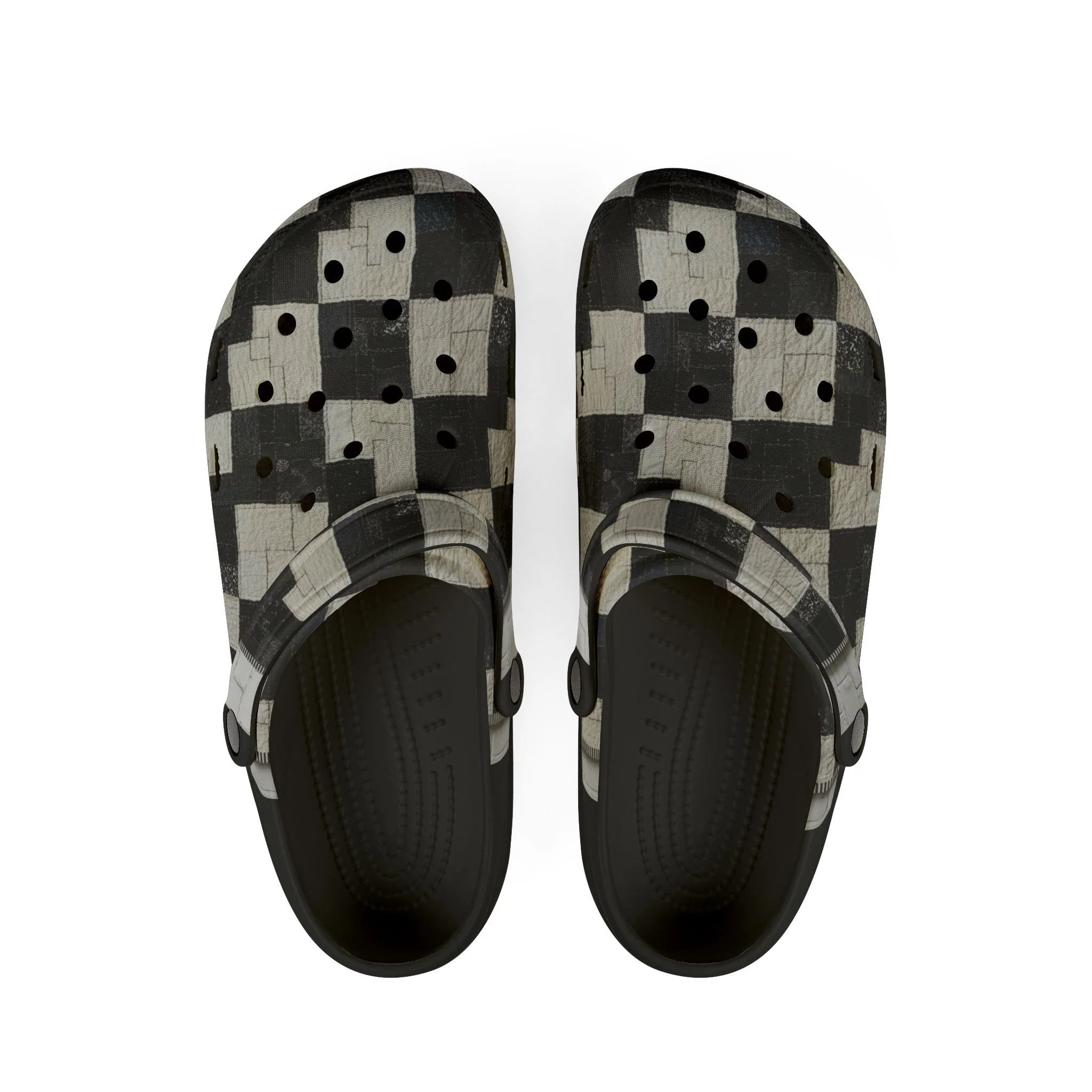 WKE WRLD Checker EVA Foam Rubber Clogs for Everyday Comfort | Unique Patterns Ideal for Home, Garden, Festival, Mother’s Day, Gift Idea, Slip-On - Image 2