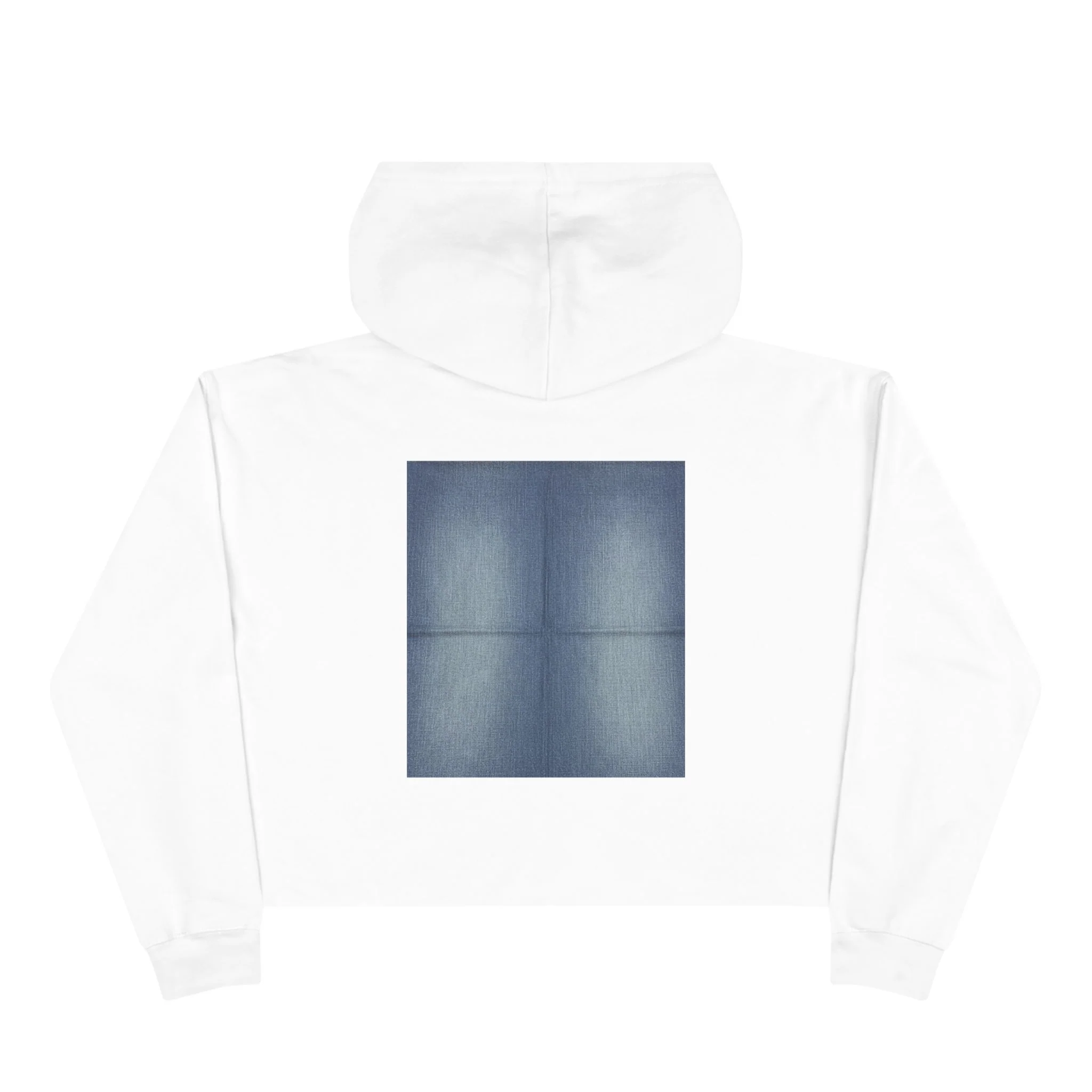 Stylish Patchwork Crop Hoodie, Trendy Sweatshirt, Cozy Fashion, Casual Wear, Perfect for Spring, Gift for Her - Image 3