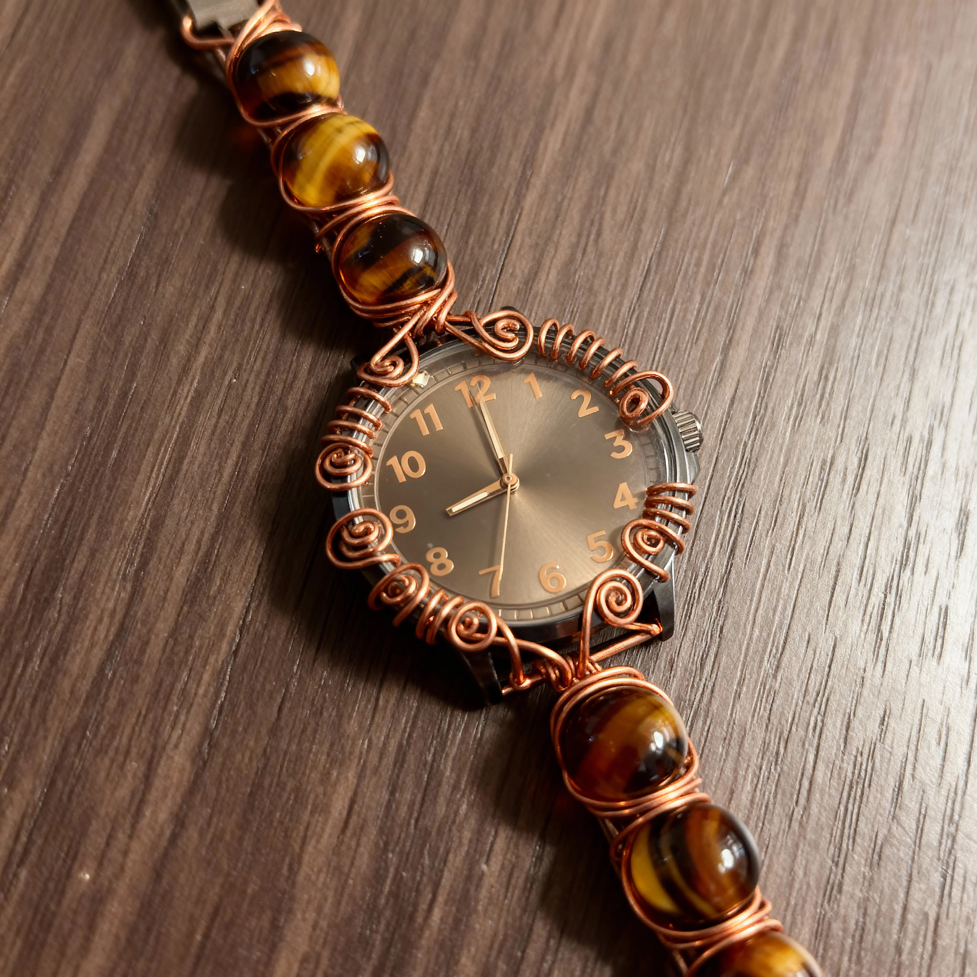Tigers Eye Wire Wrapped Design #3 - Image 2
