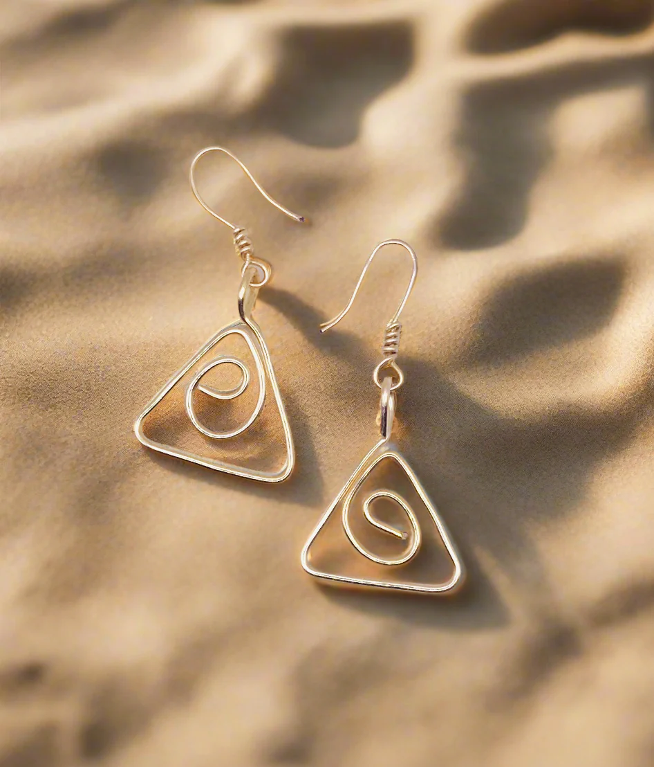 Triangle Earrings - Image 2