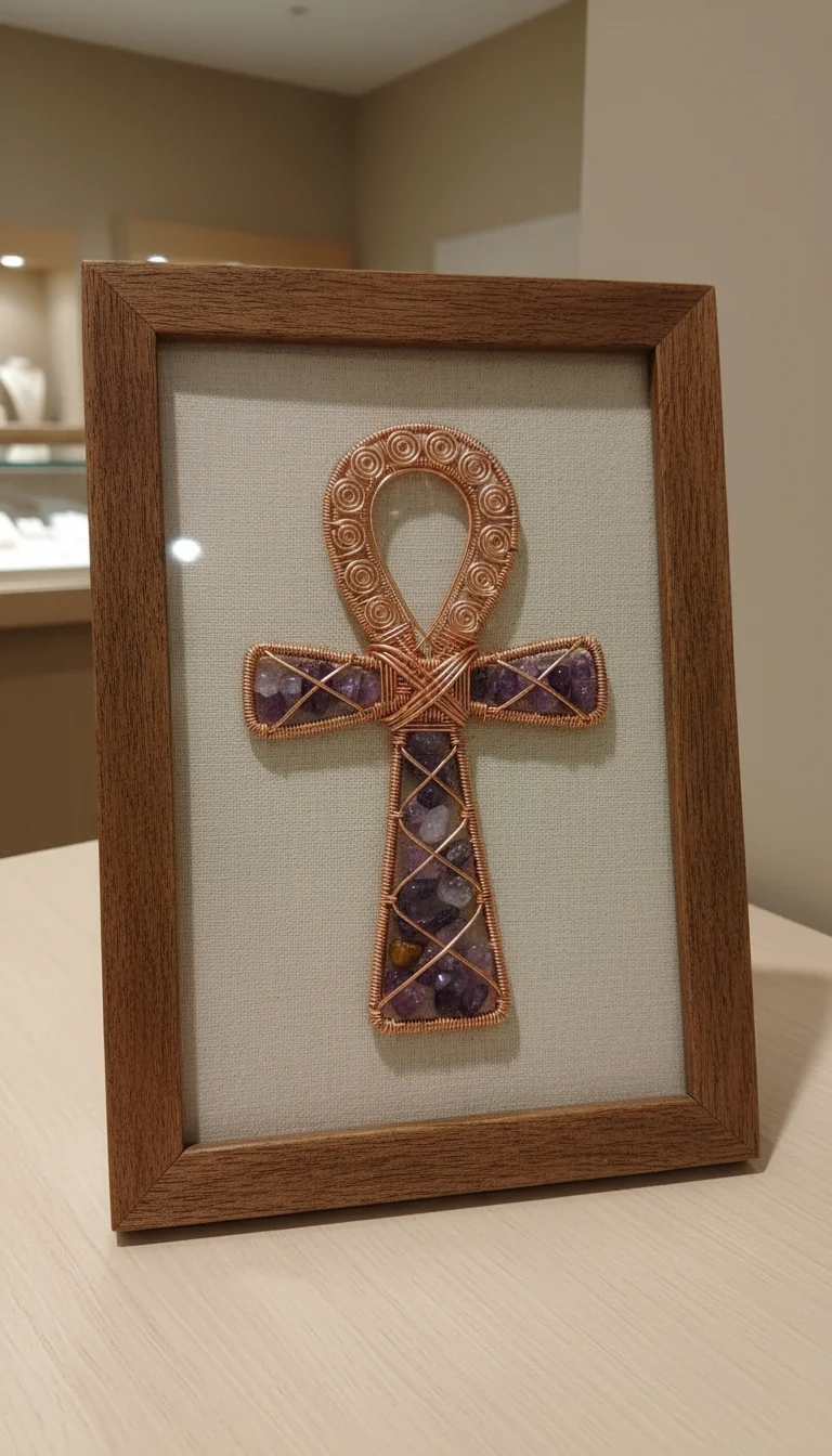 Unique Crystal and Copper Pictures / Wall Home Decor - Image 2