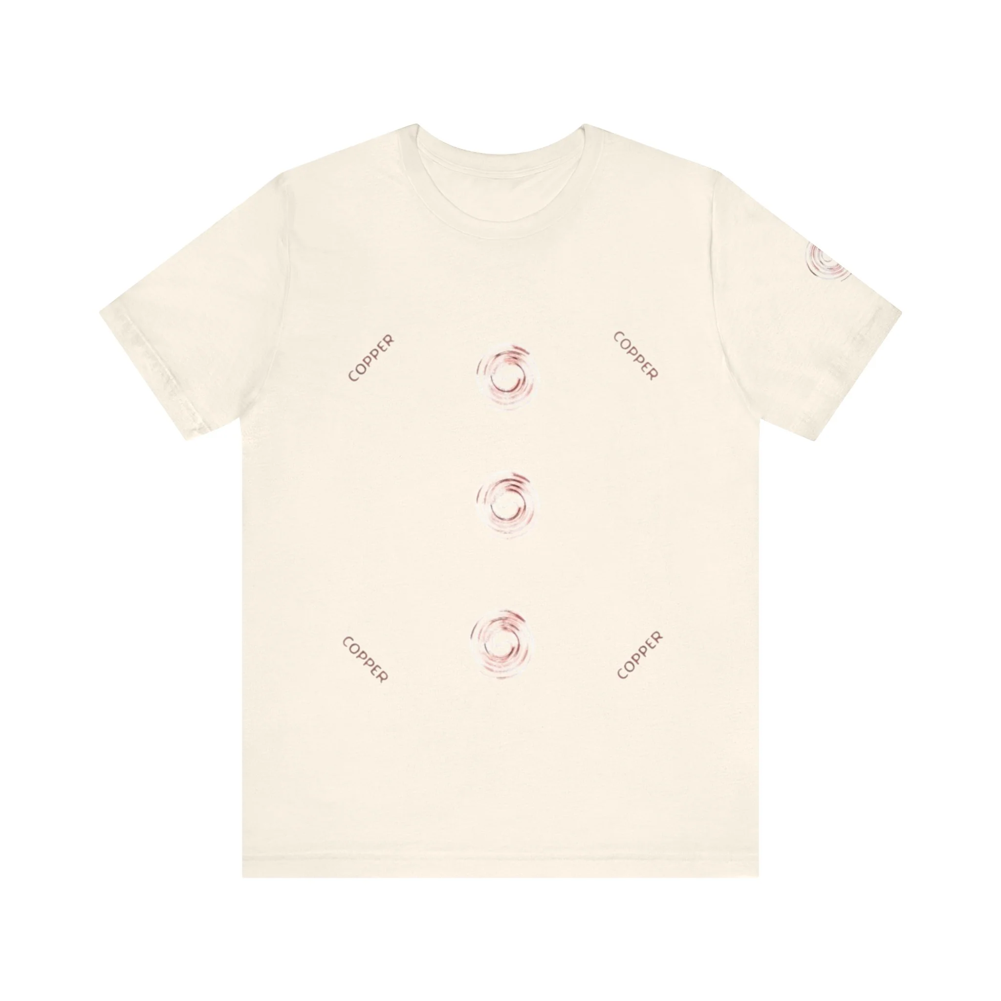 Unisex Casual Copper Tee - Image 4