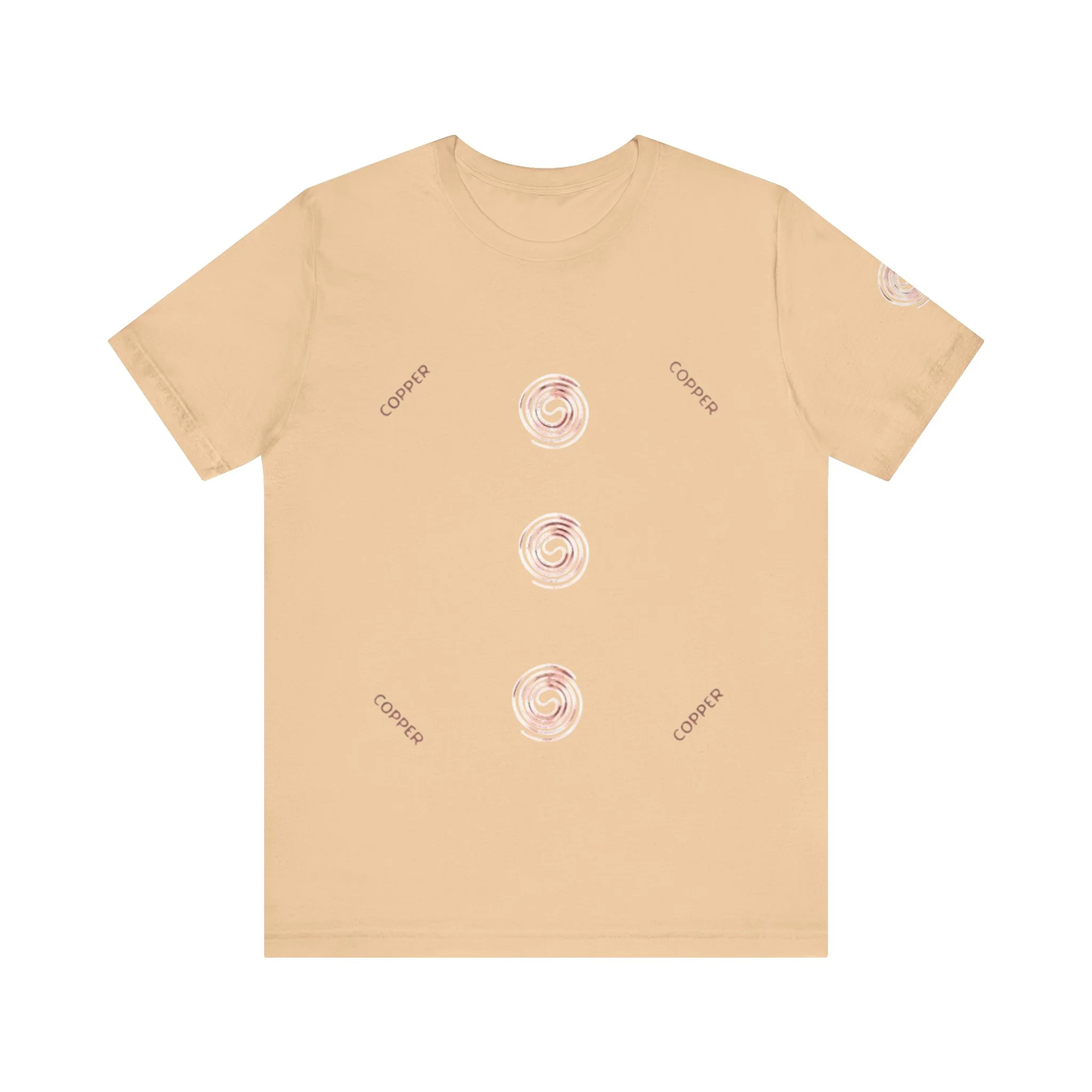 Unisex Casual Copper Tee - Image 5