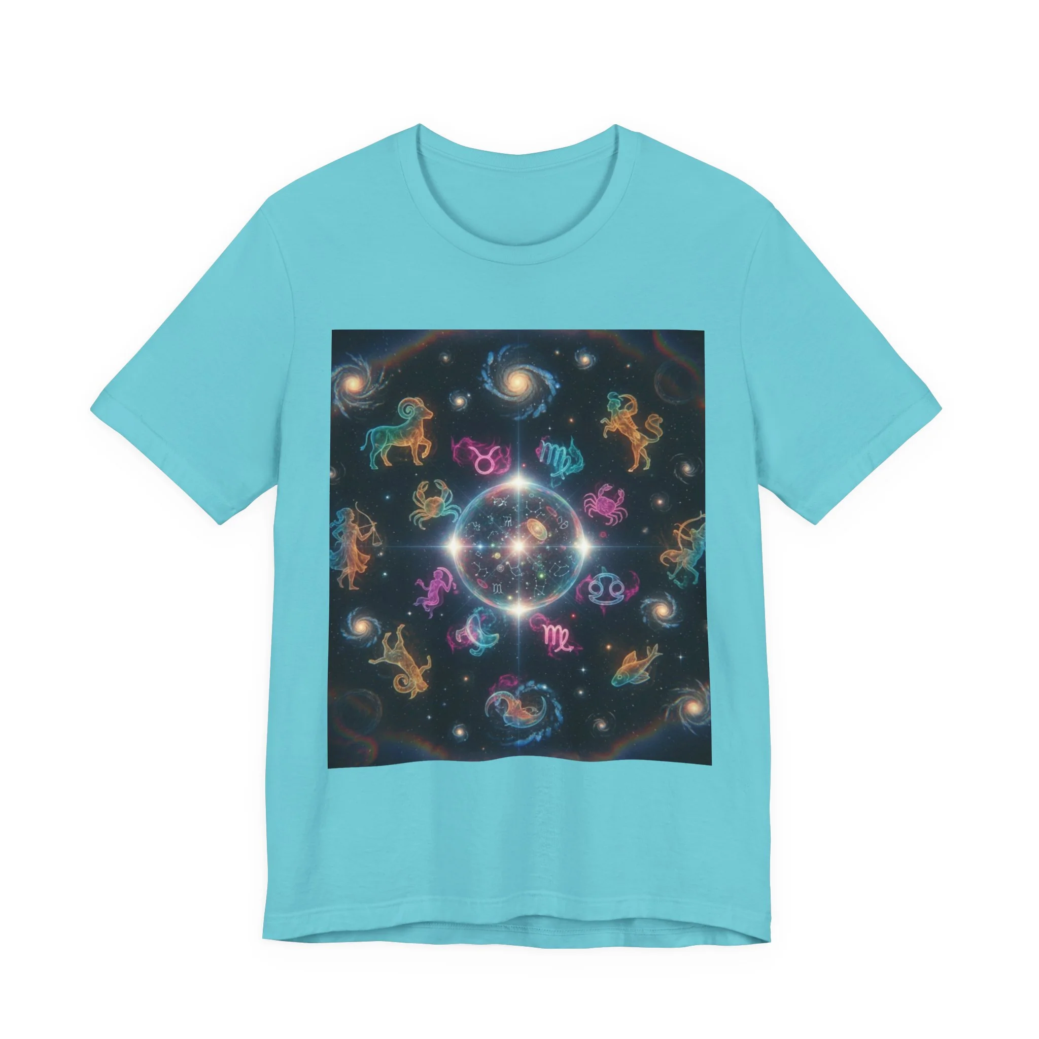 Unisex Zodiac Sign Short Sleeve Tee - Image 120