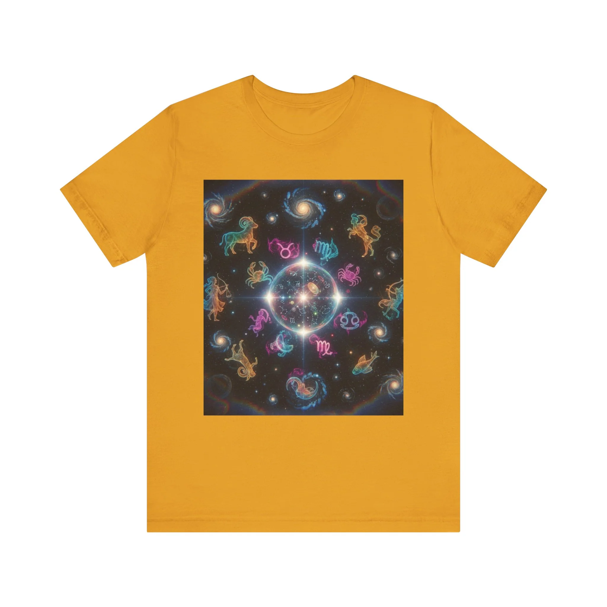 Unisex Zodiac Sign Short Sleeve Tee - Image 13