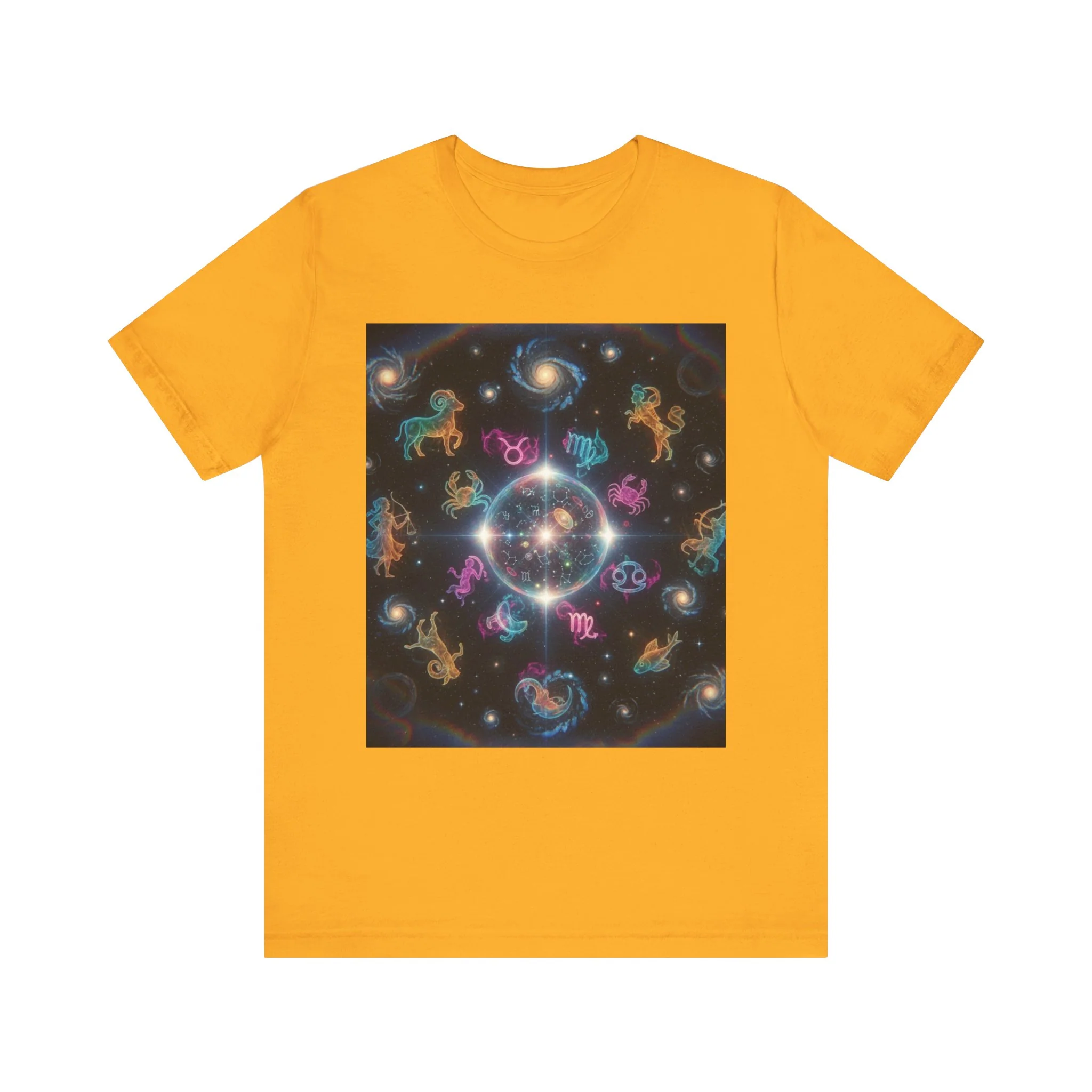 Unisex Zodiac Sign Short Sleeve Tee - Image 14