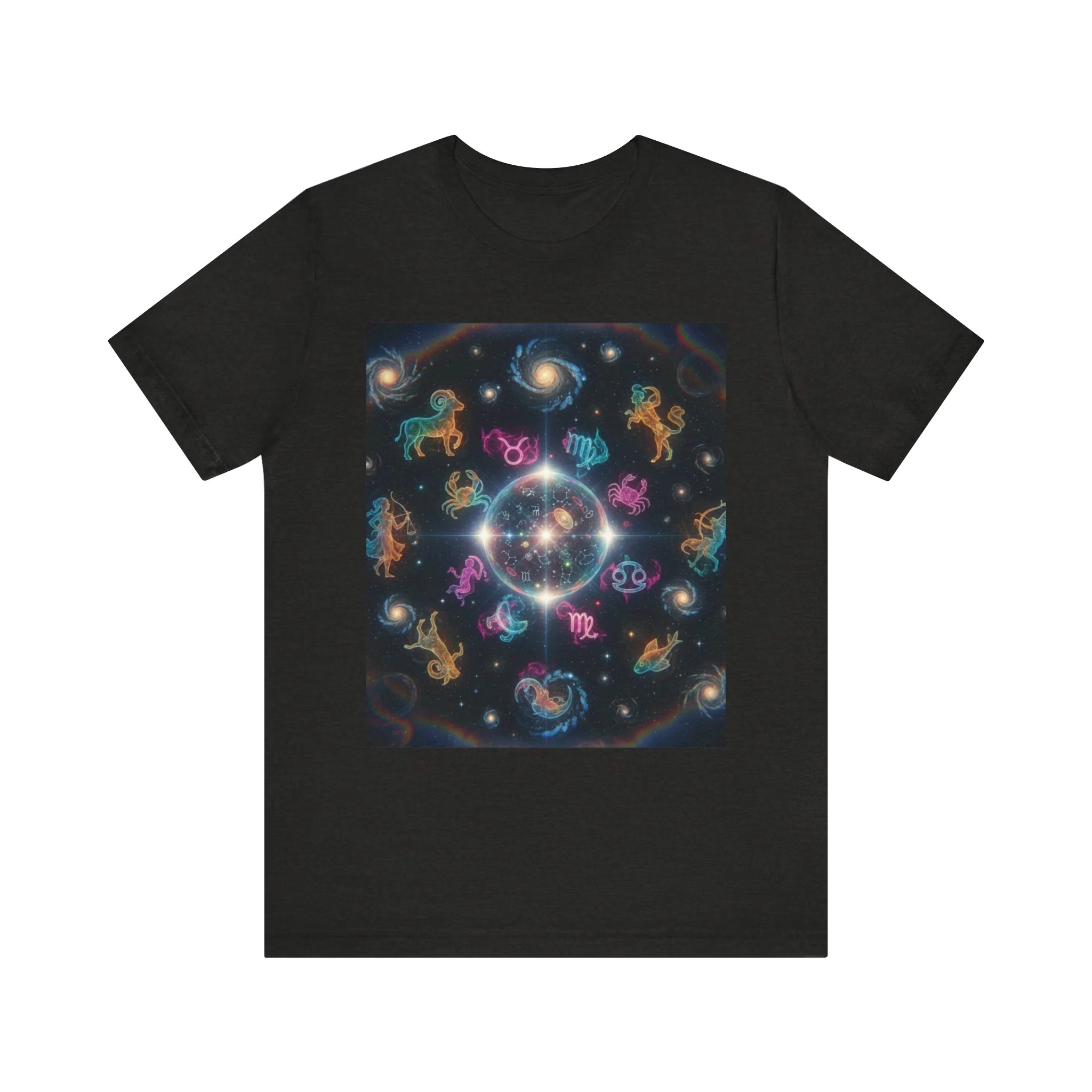 Unisex Zodiac Sign Short Sleeve Tee - Image 15