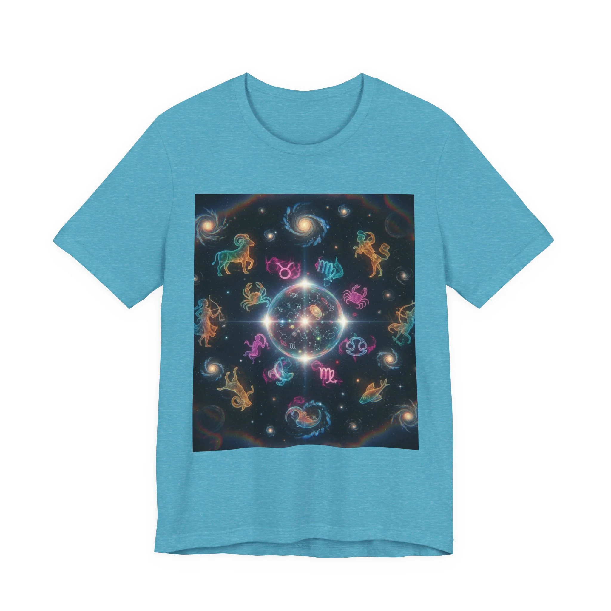 Unisex Zodiac Sign Short Sleeve Tee - Image 150