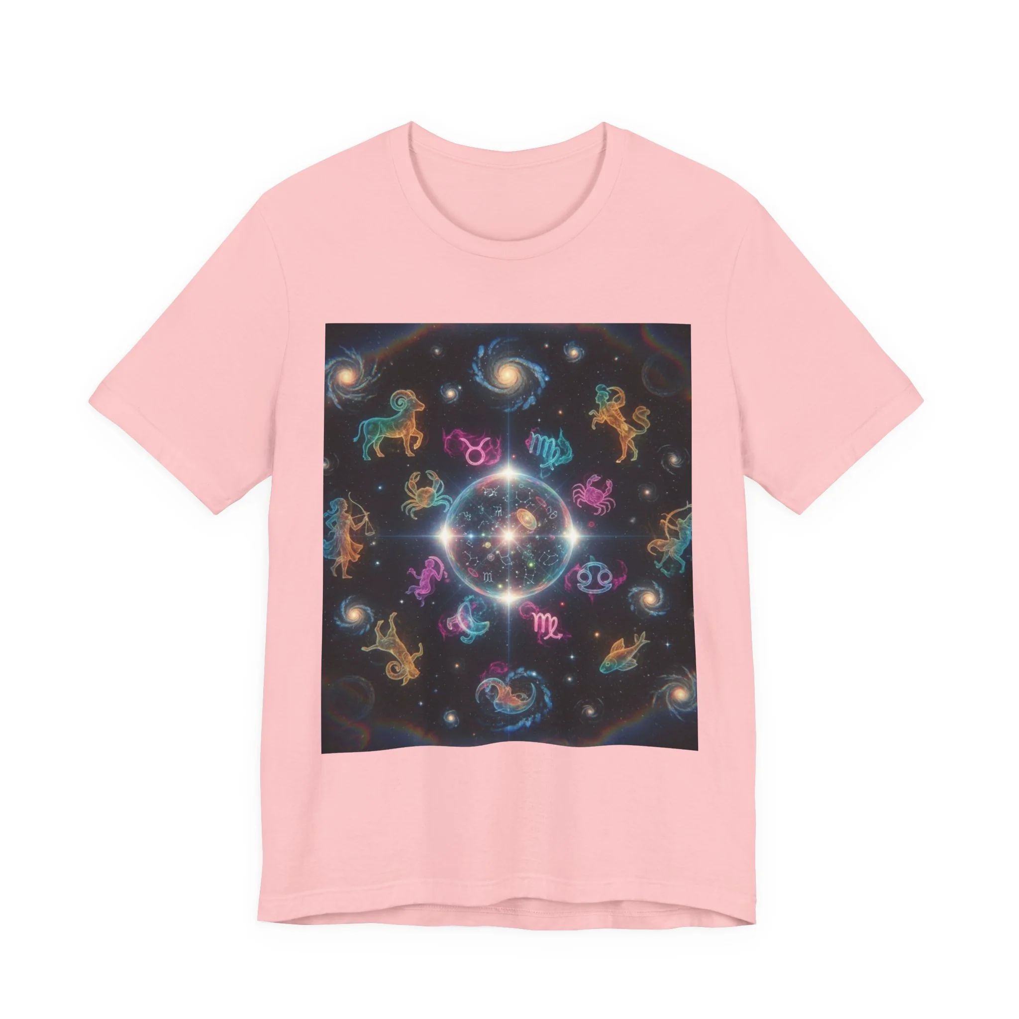 Unisex Zodiac Sign Short Sleeve Tee - Image 165