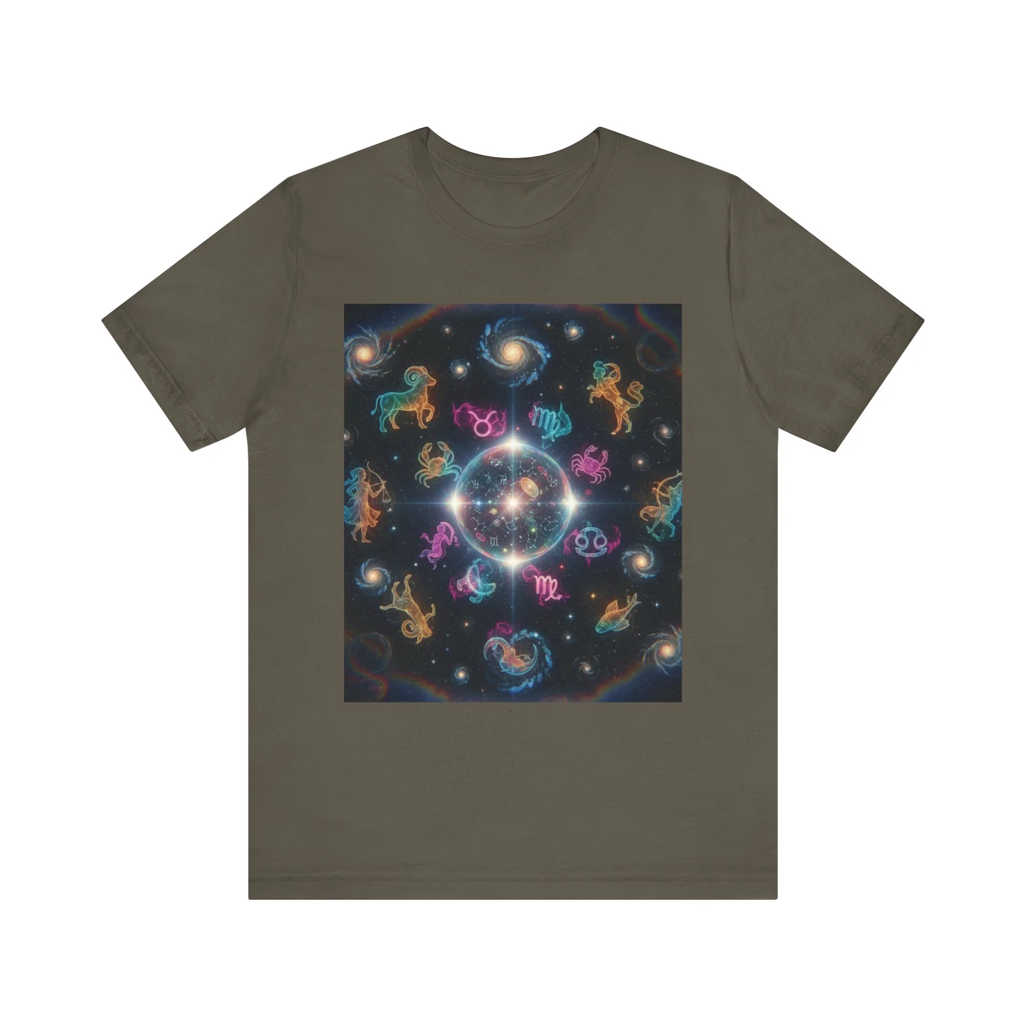 Unisex Zodiac Sign Short Sleeve Tee - Image 17