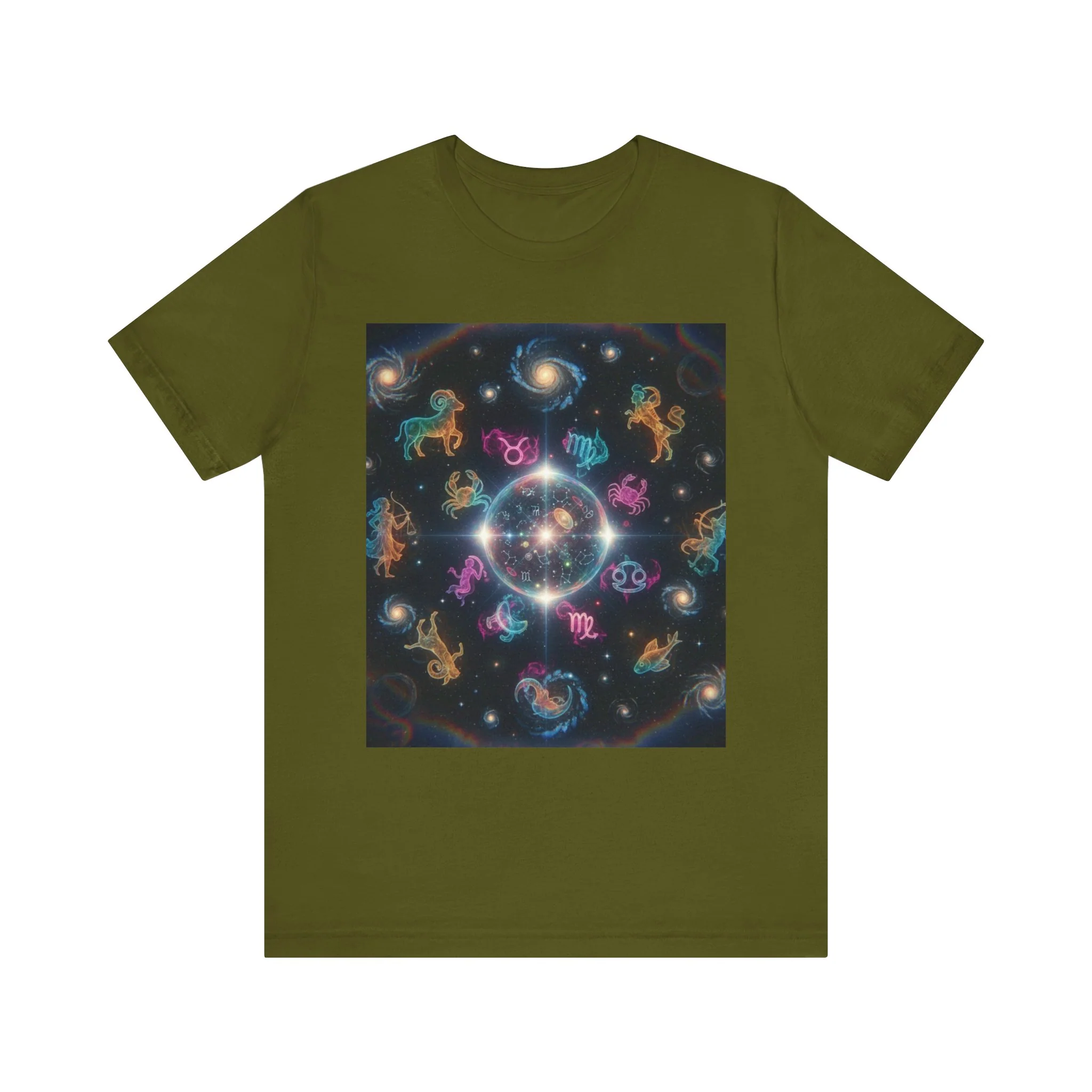 Unisex Zodiac Sign Short Sleeve Tee - Image 18