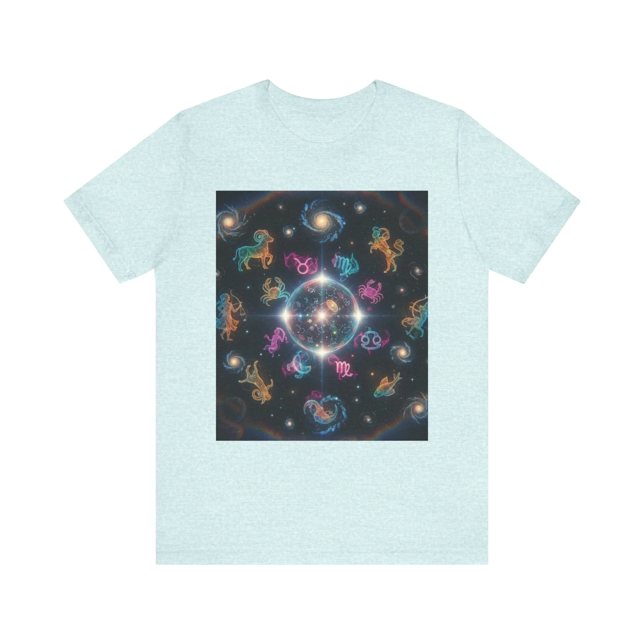 Unisex Zodiac Sign Short Sleeve Tee - Image 23