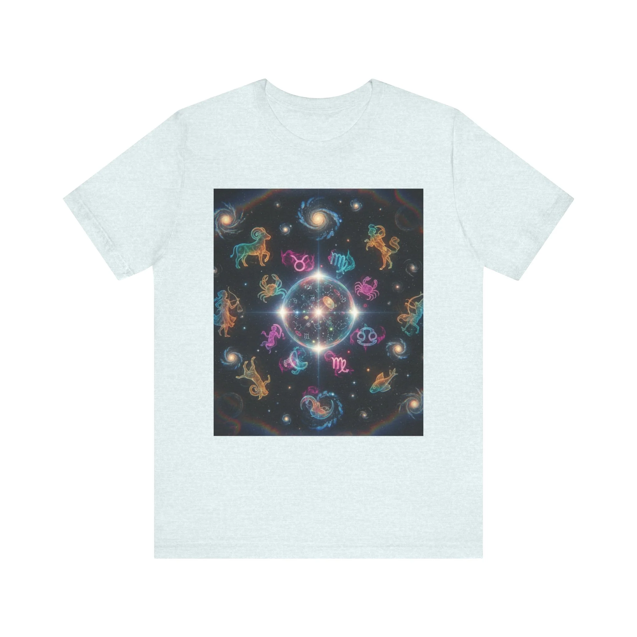 Unisex Zodiac Sign Short Sleeve Tee - Image 24