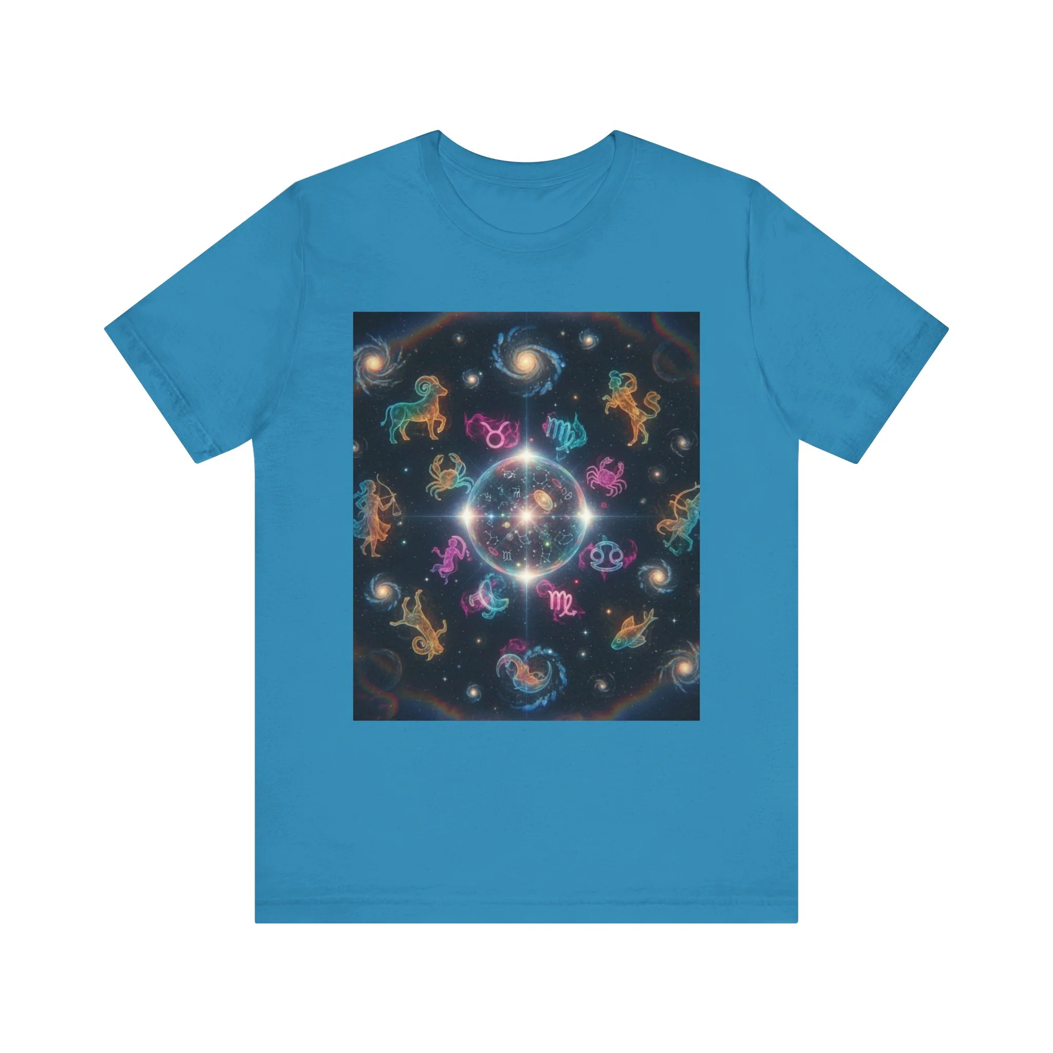Unisex Zodiac Sign Short Sleeve Tee - Image 25