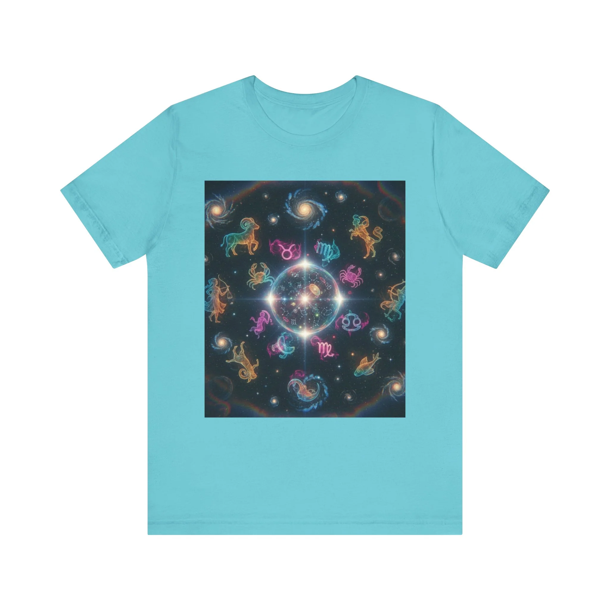 Unisex Zodiac Sign Short Sleeve Tee - Image 26