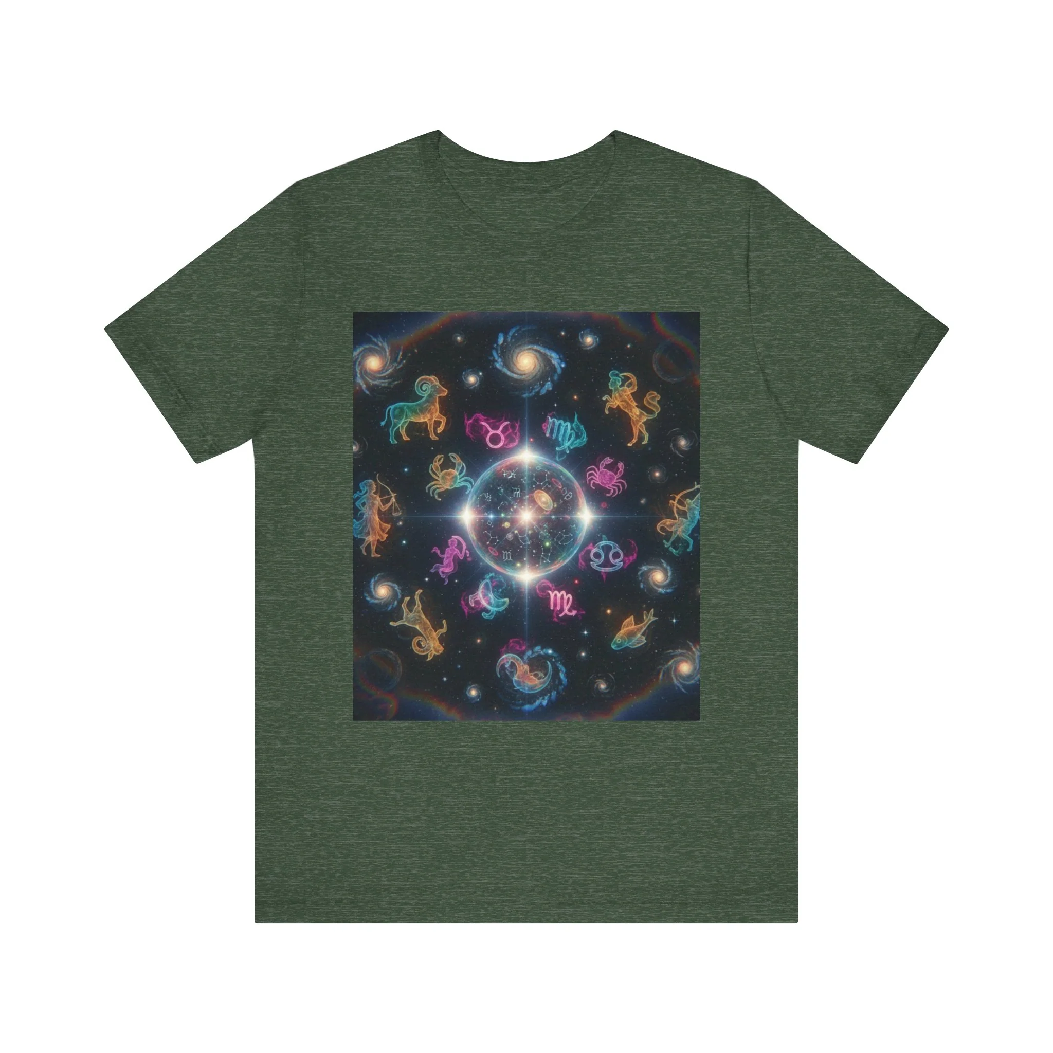 Unisex Zodiac Sign Short Sleeve Tee - Image 27