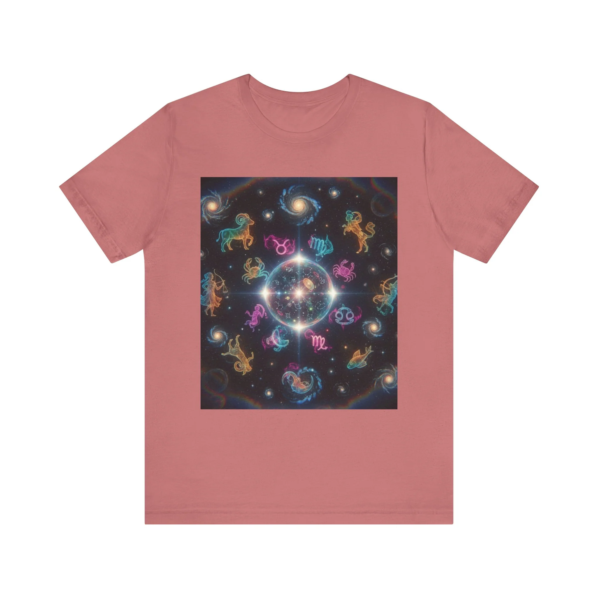 Unisex Zodiac Sign Short Sleeve Tee - Image 3